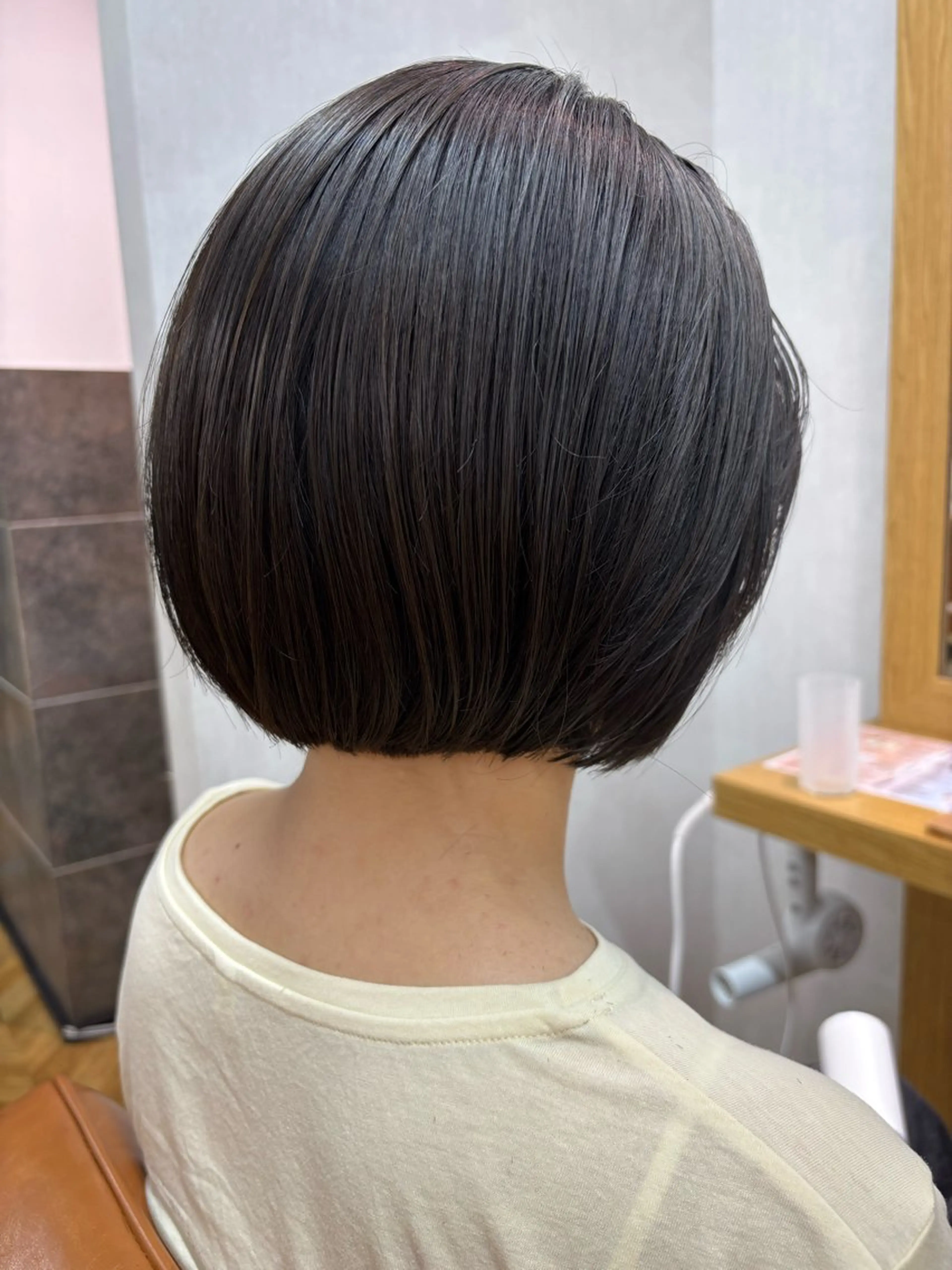 ミディアム ボブレイヤー ボブ レイヤーカット ヘアカラー ボブ/ミディアム 親しみやすさ/さくらのヘアスタイル