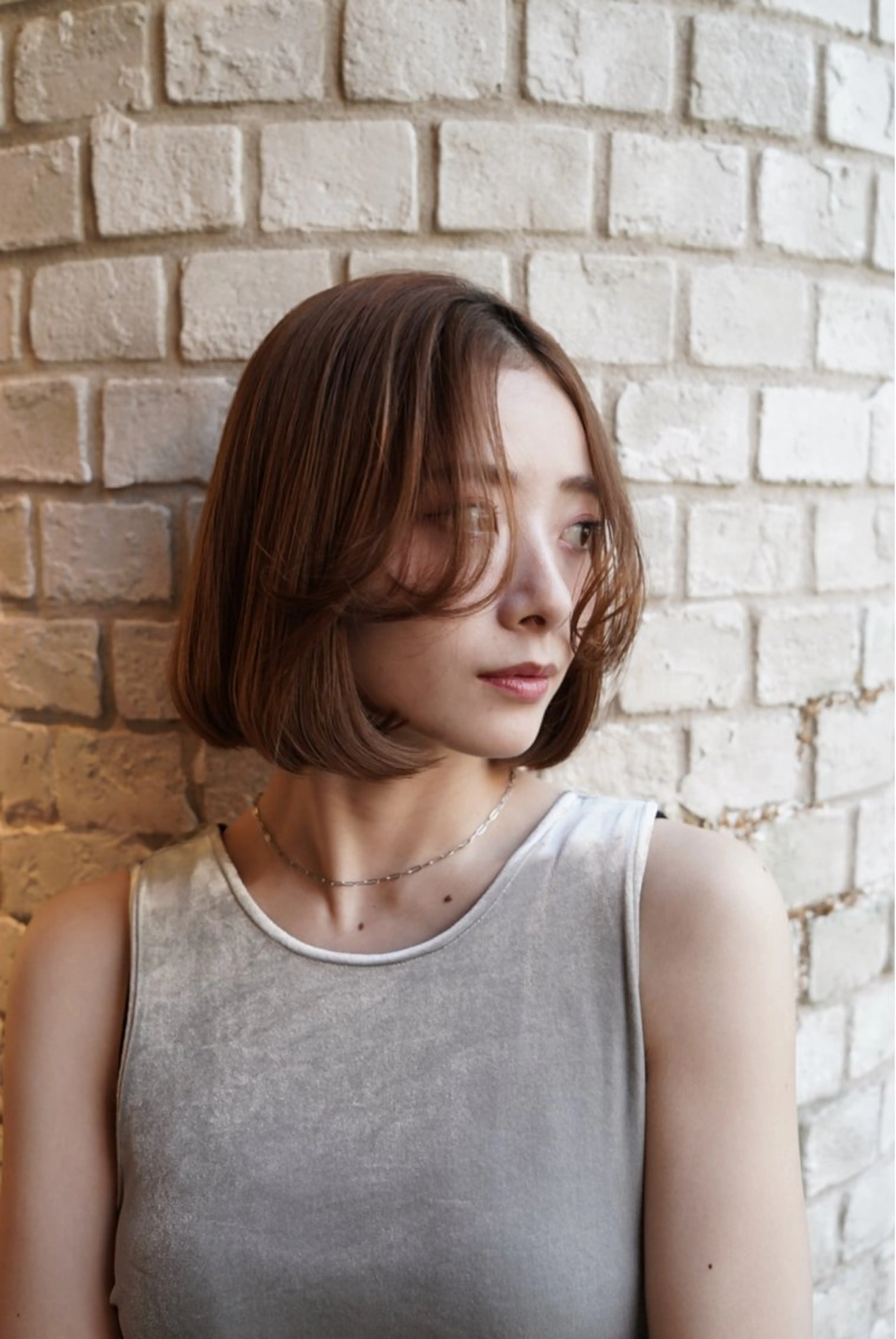 ショート ボブ 顔周りカット 韓国ボブ🇰🇷/ Nodoka🧸🩵のヘアスタイル