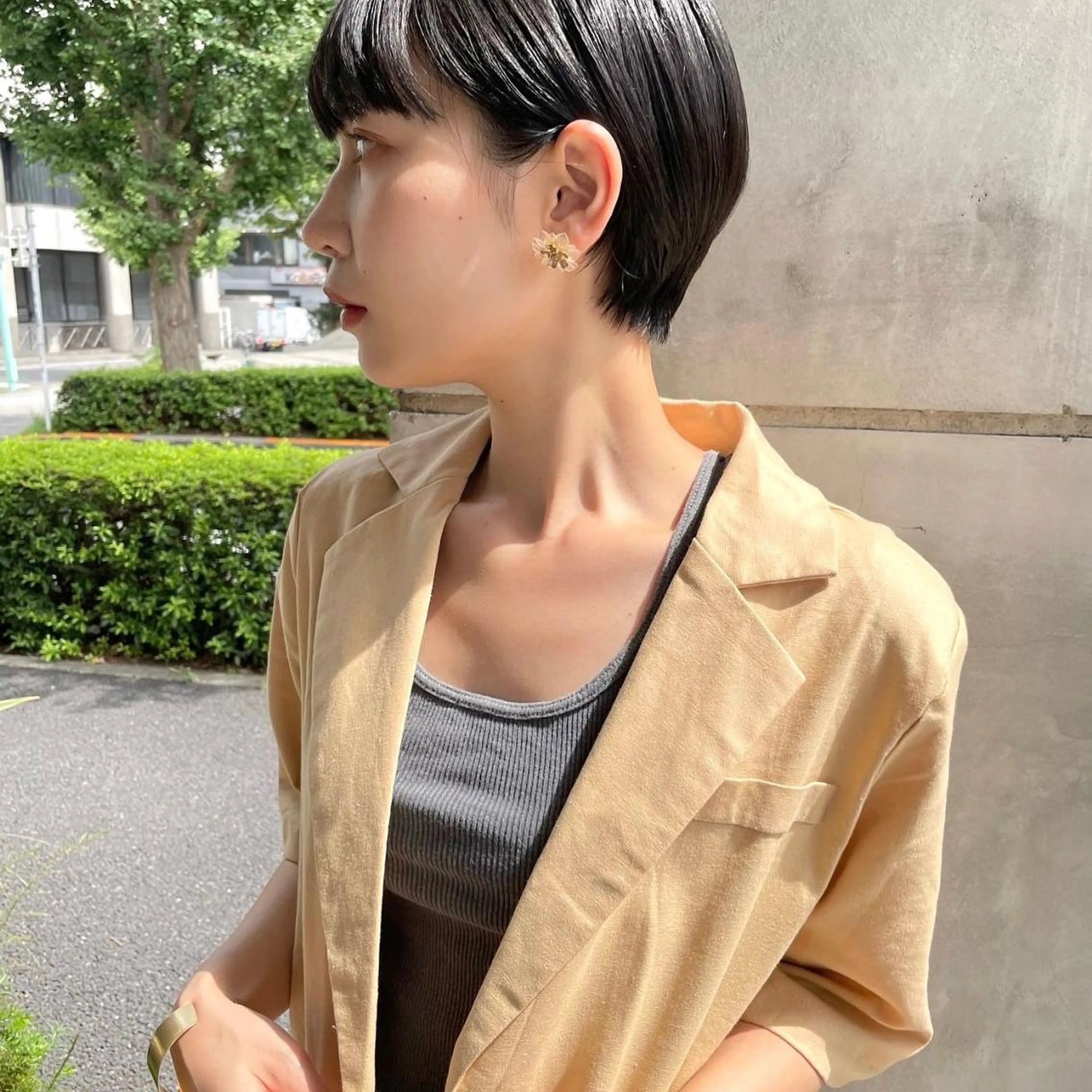 ショート ショートヘア 河原 亮のヘアスタイル