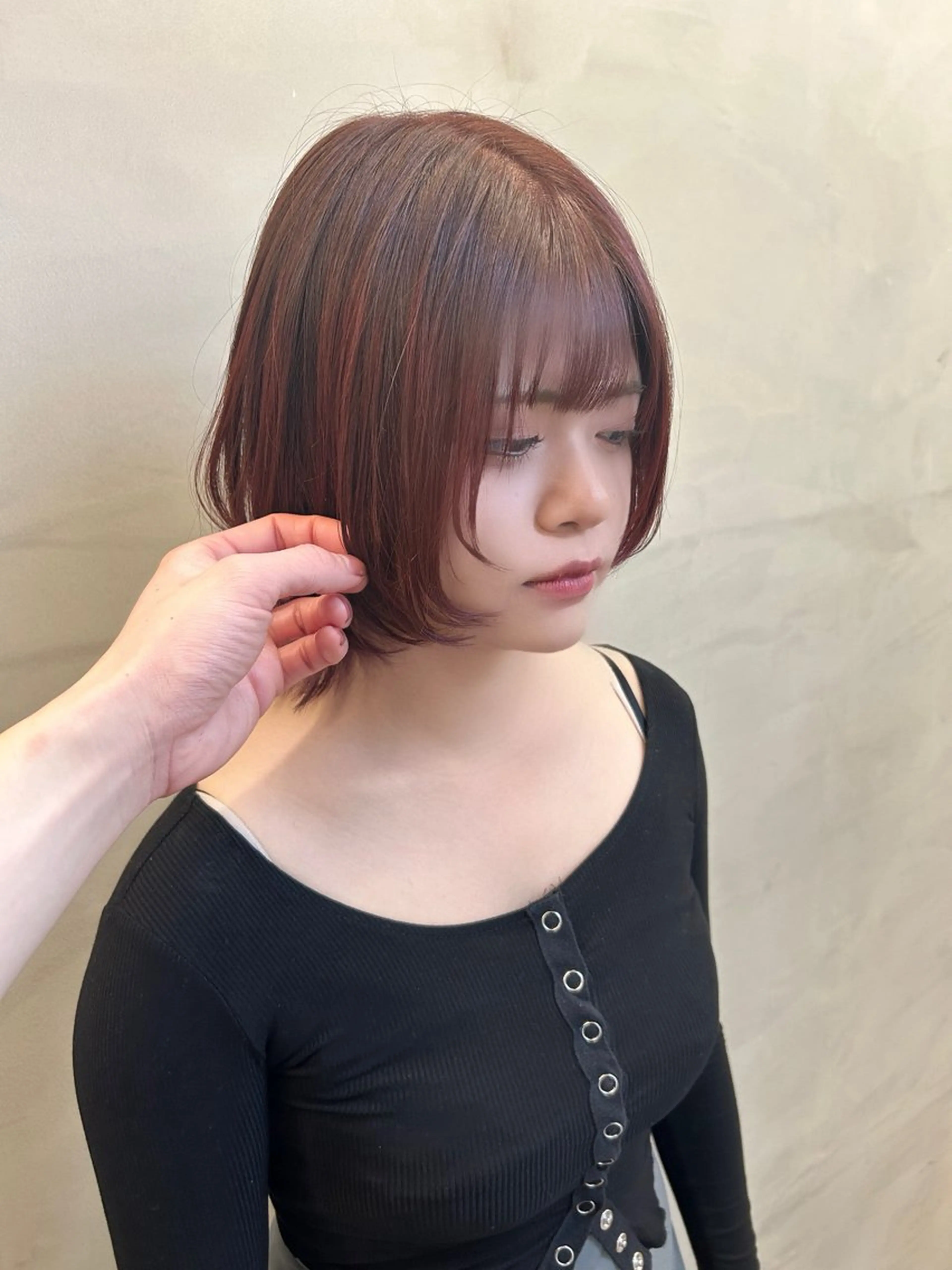 ミディアム カット ヘアカラー トリートメント 🫧髪質改善 韓国へア🌈Kotaのヘアスタイル