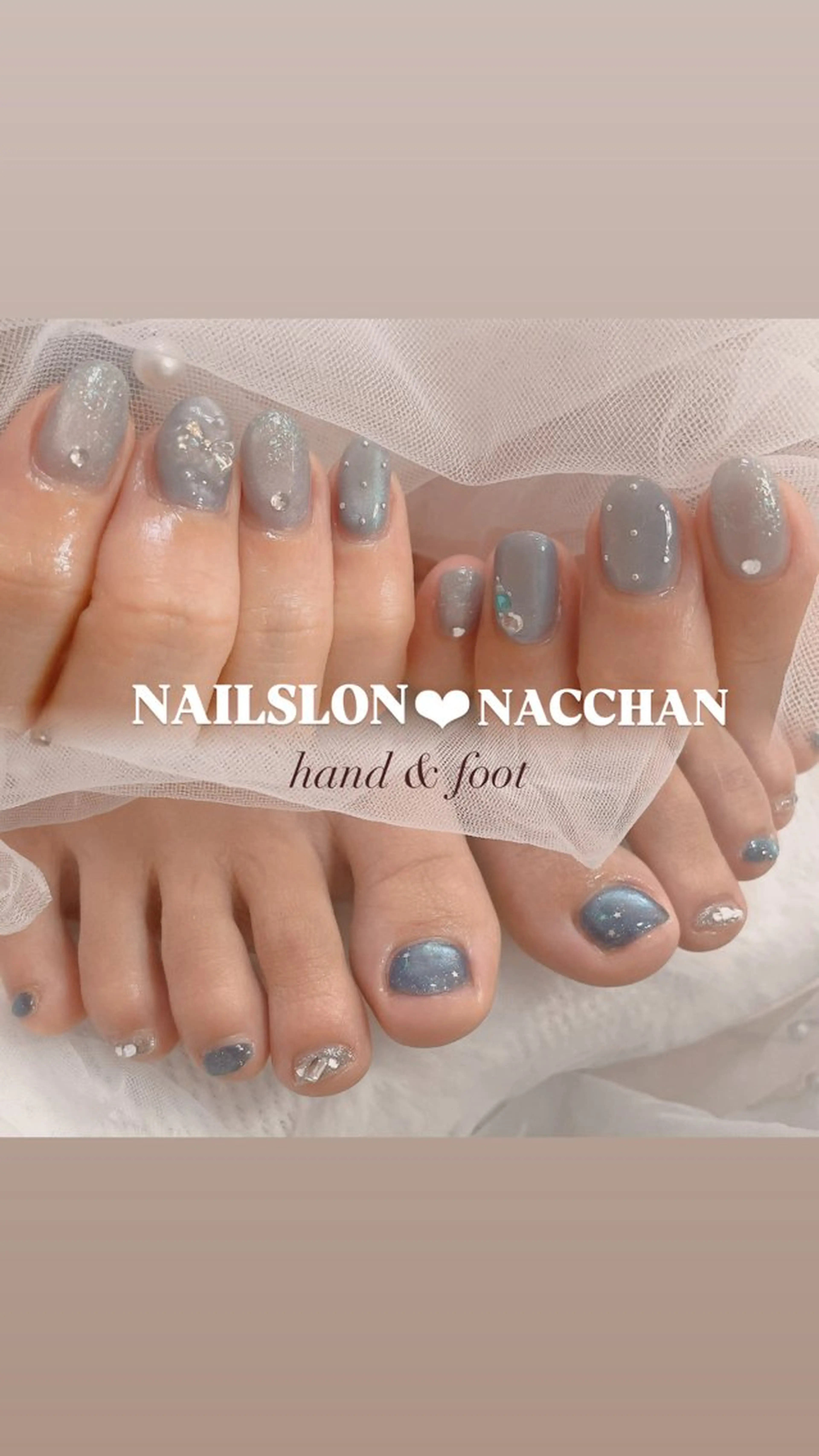 ネイル フットネイル ハンドネイル フットネイル ネイルサロン なっちゃん(古千谷)のネイルデザイン