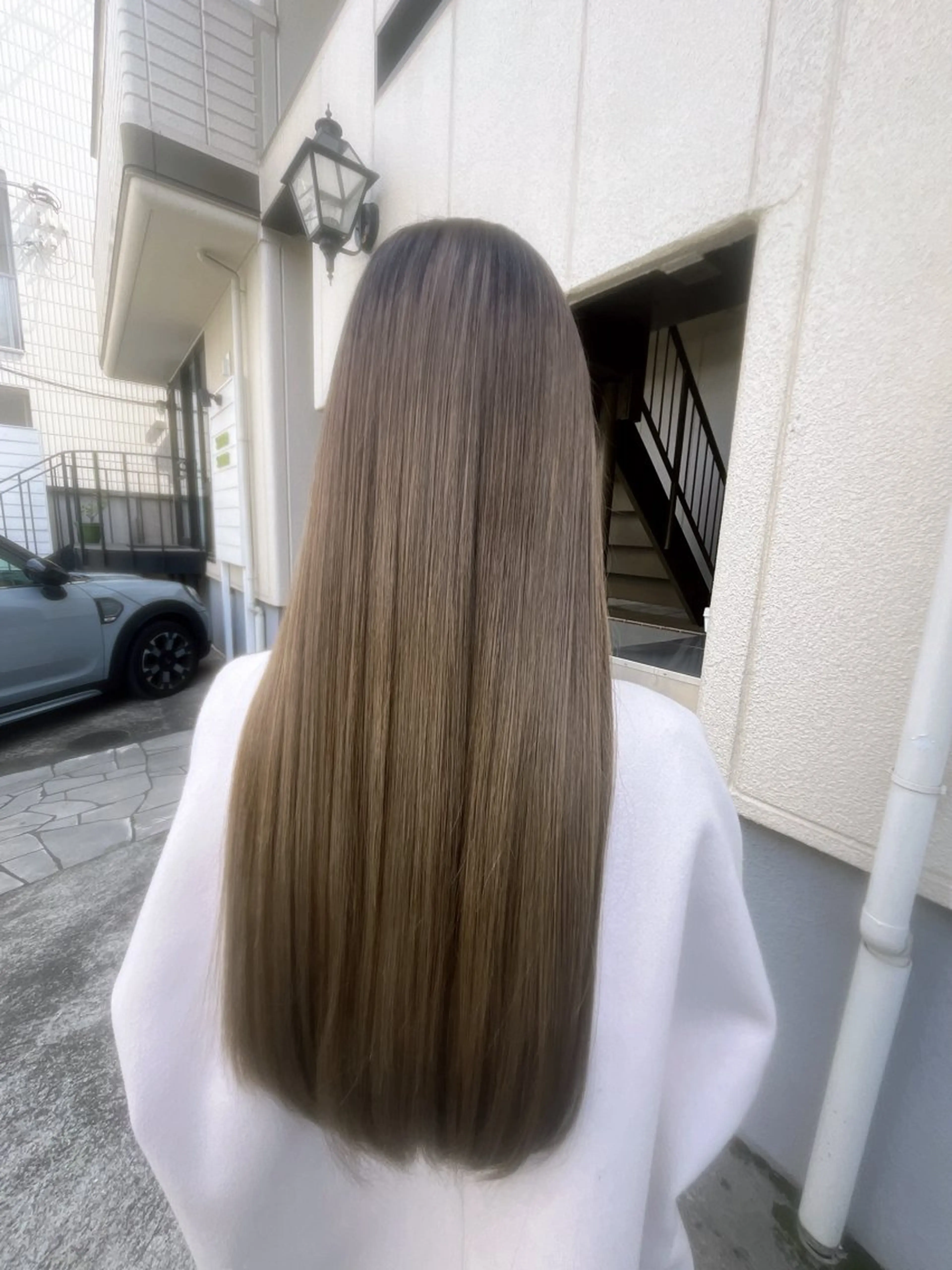 ロング みほ/ニュアンス/ モード/艶カラーのヘアスタイル