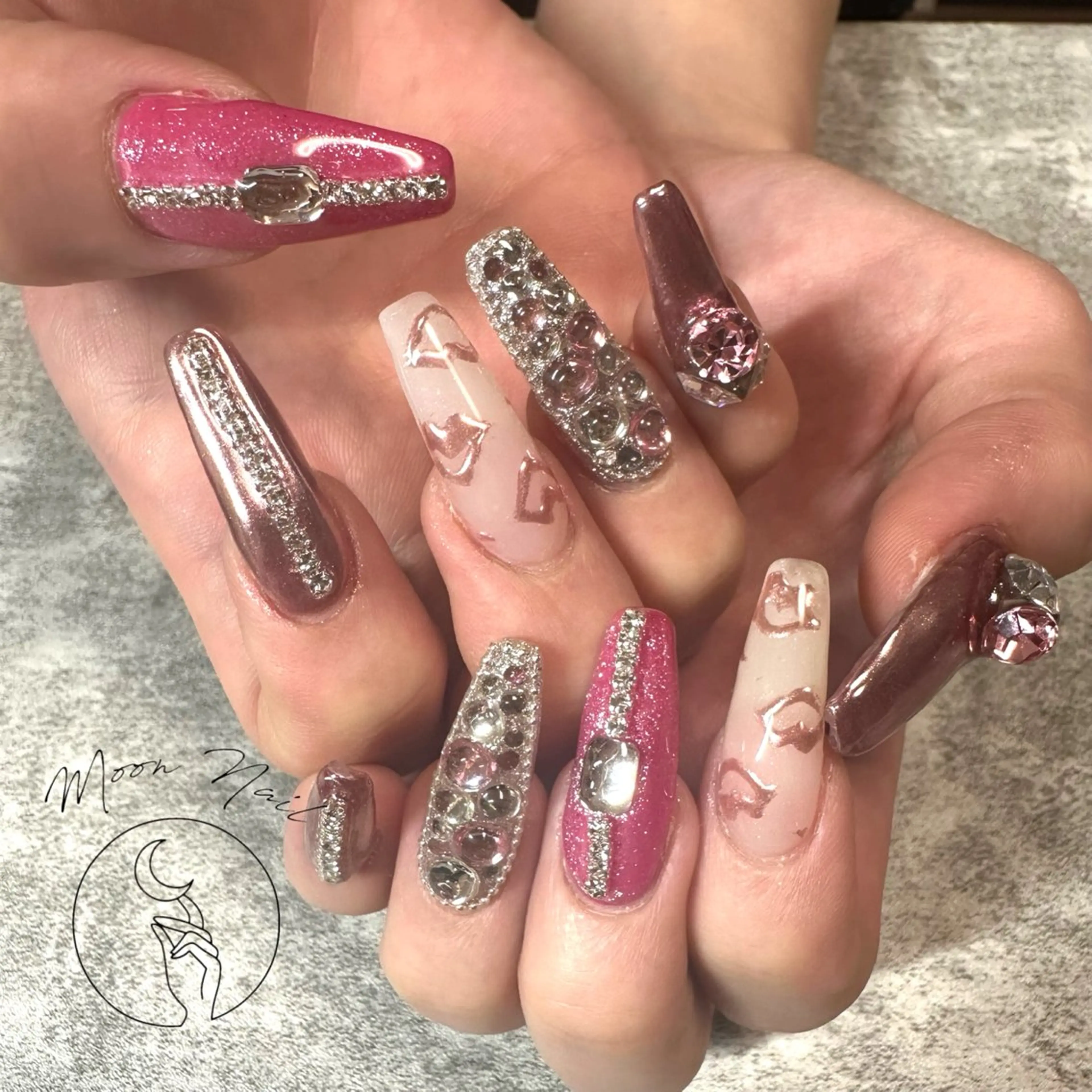 ネイル ハンドネイル Moon  Nail /栄　大須のネイルデザイン