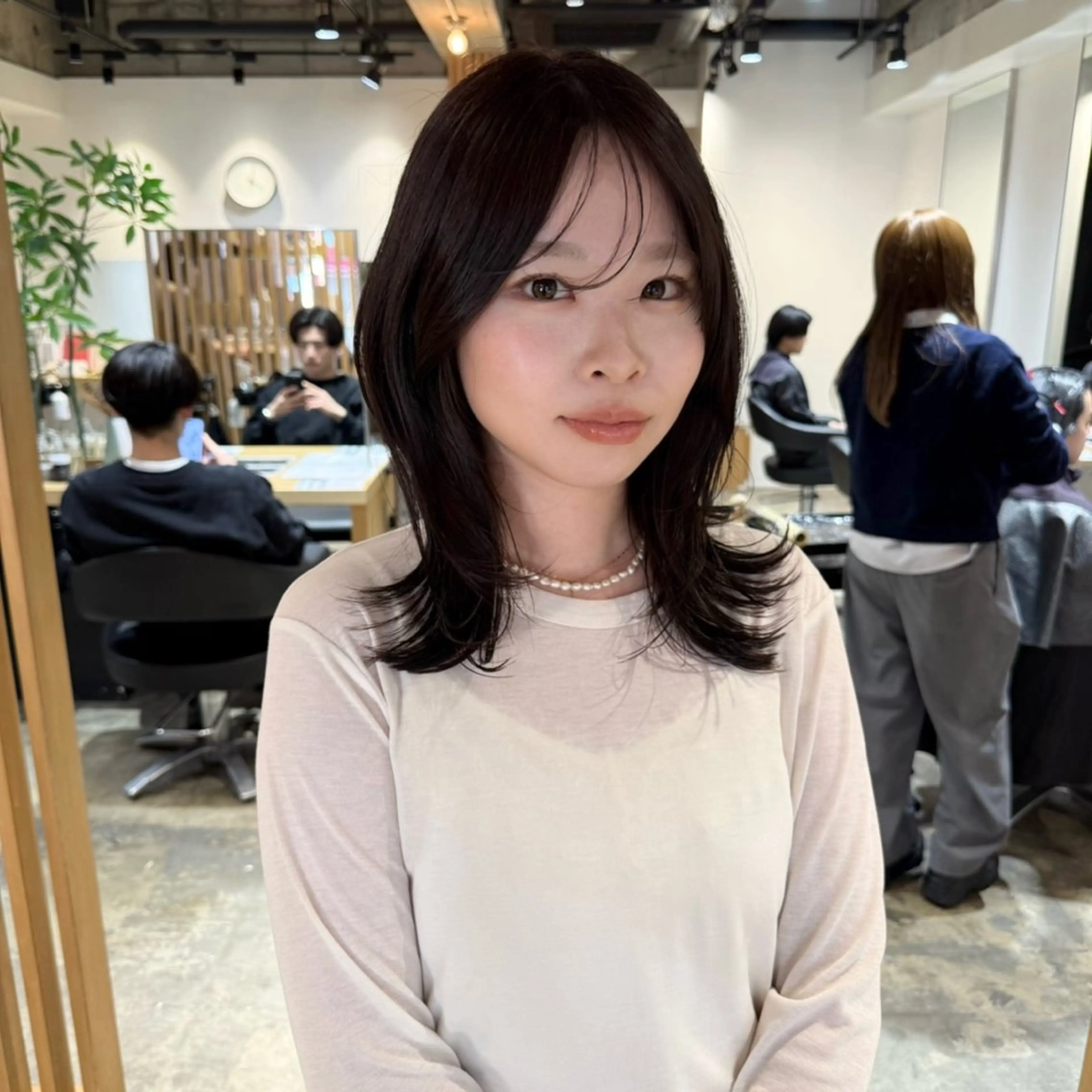 ミディアム カラー カット ヘアカラー ANY sayaᯓ★のヘアスタイル