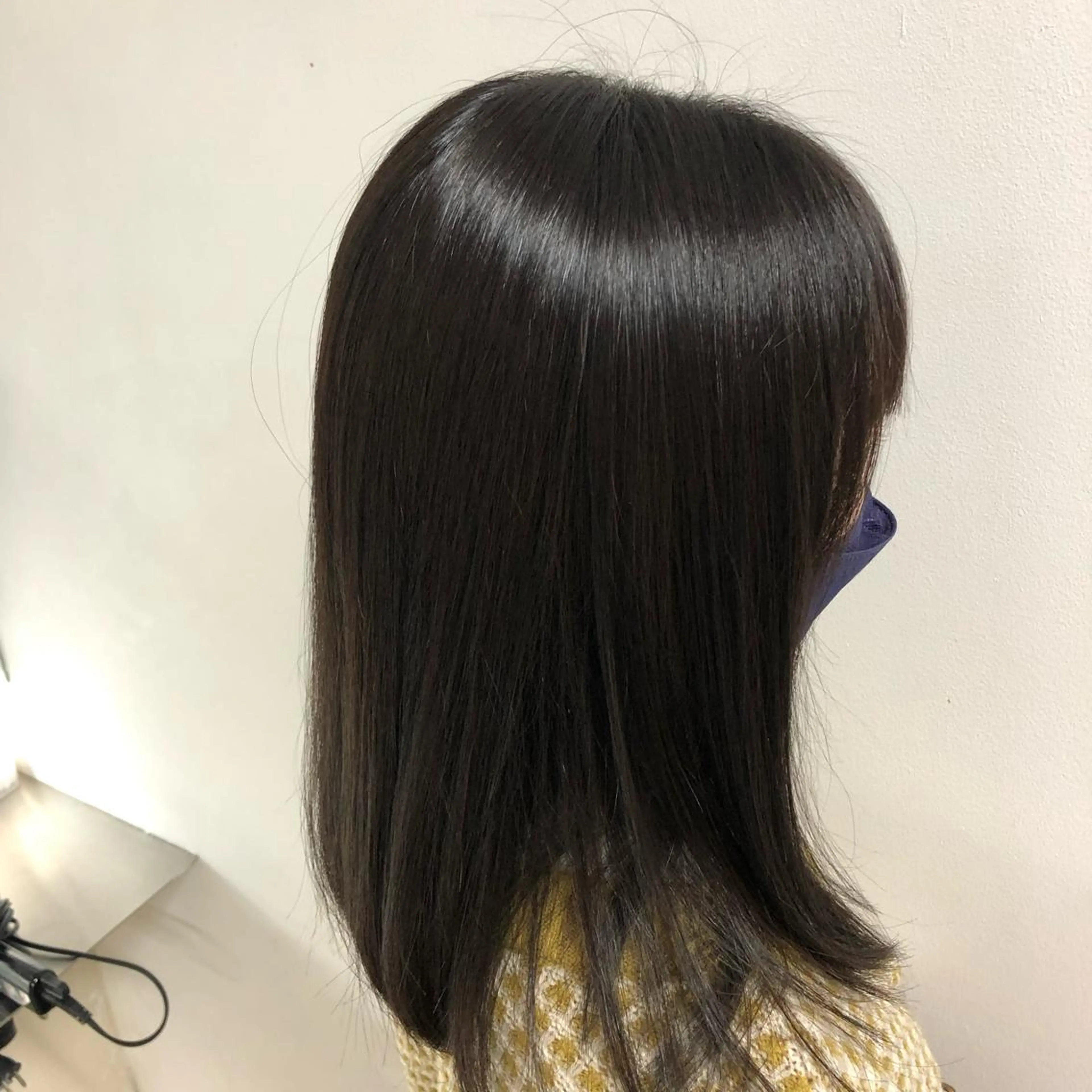 セミロング 髪質改善・白髪ぼかし /お悩み対応カラーのヘアスタイル