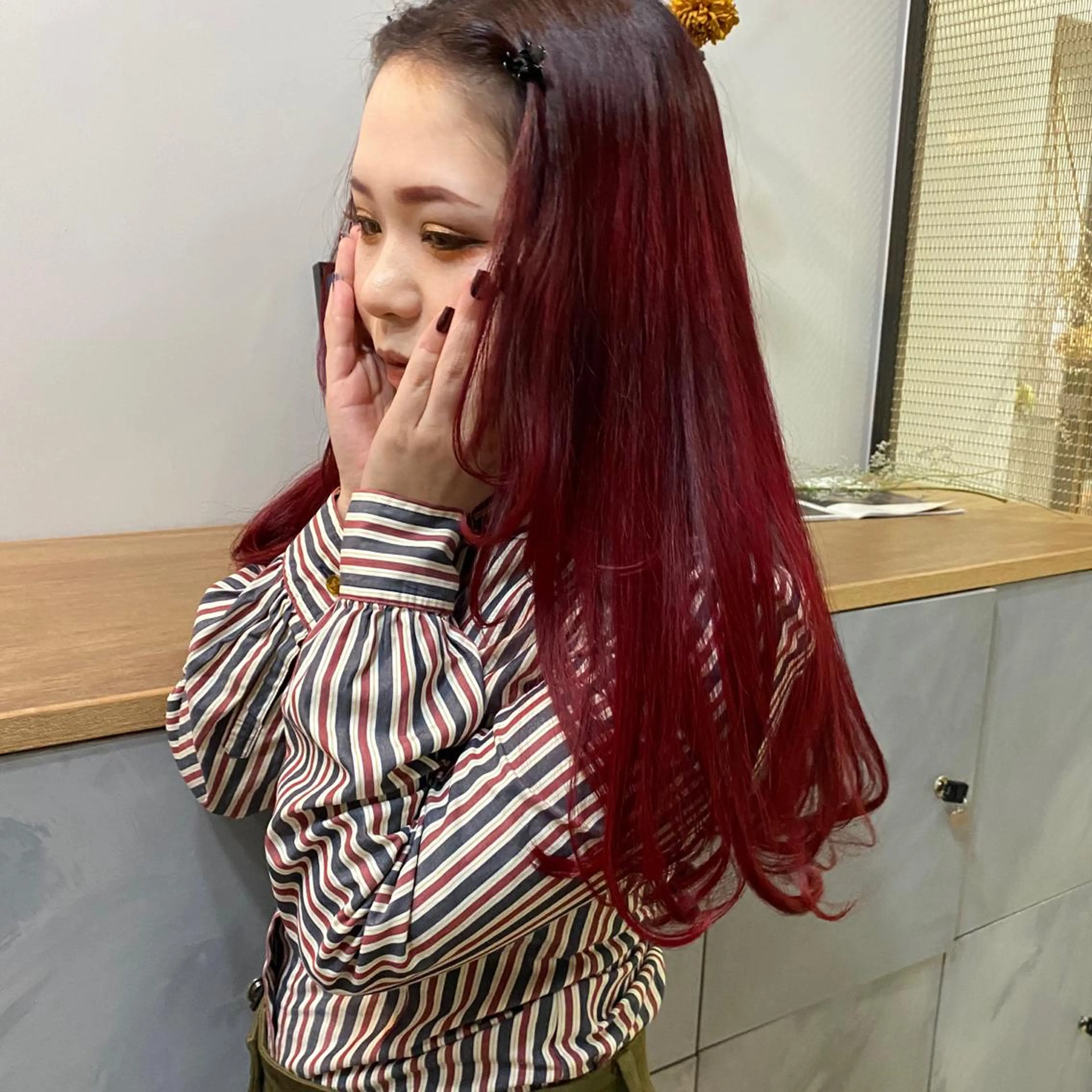 ロング カラー 当日予約大歓迎💗 依田瑞希のヘアスタイル