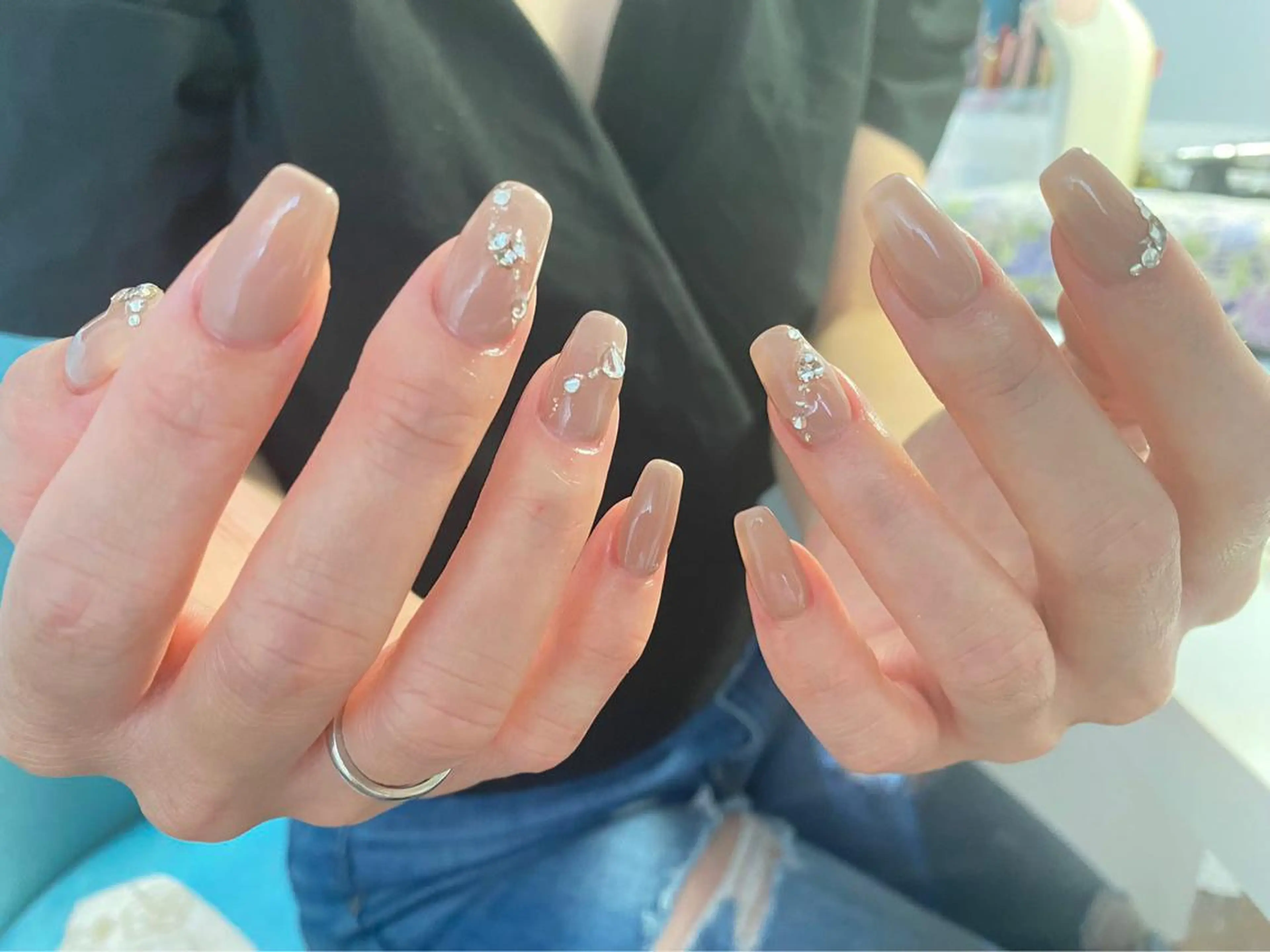 ネイル スカルプネイル Emmi salonのネイルデザイン