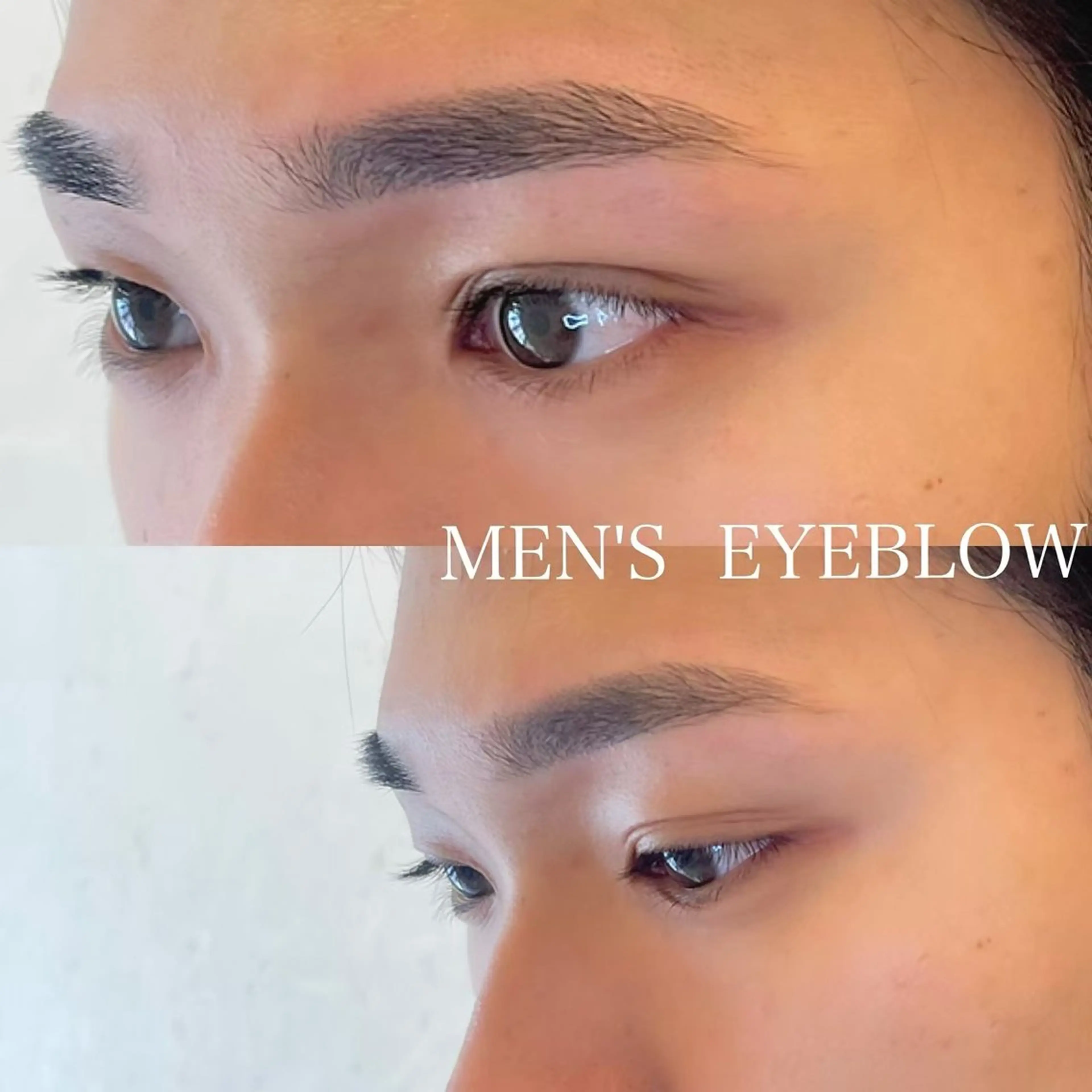 メンズ アイブロウ 🩵垢抜け眉/まつぱ 🩵Mitaのマツエク・マツパデザイン