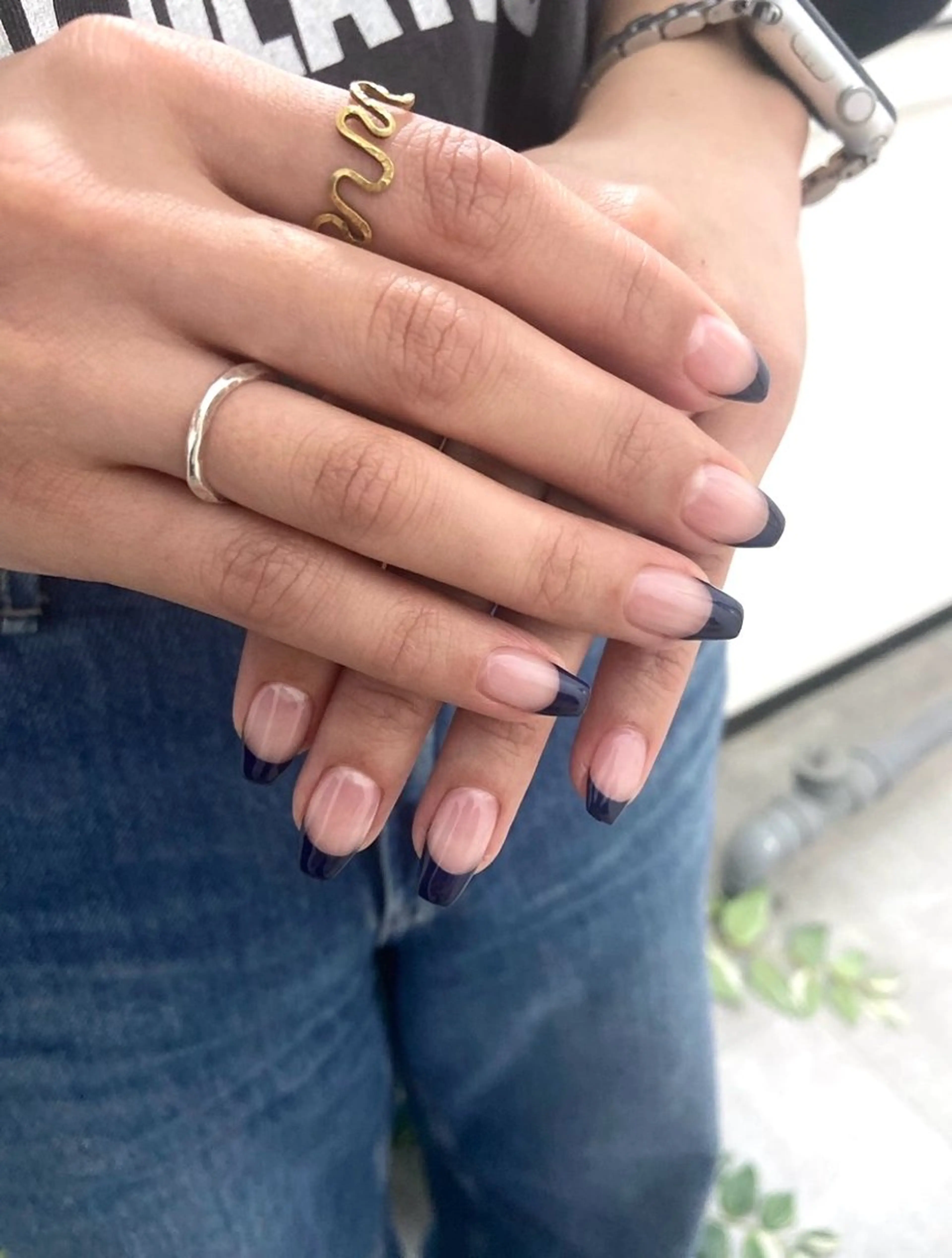 フレンチネイル　オフあり・オフなし　4/2 11:30の写真