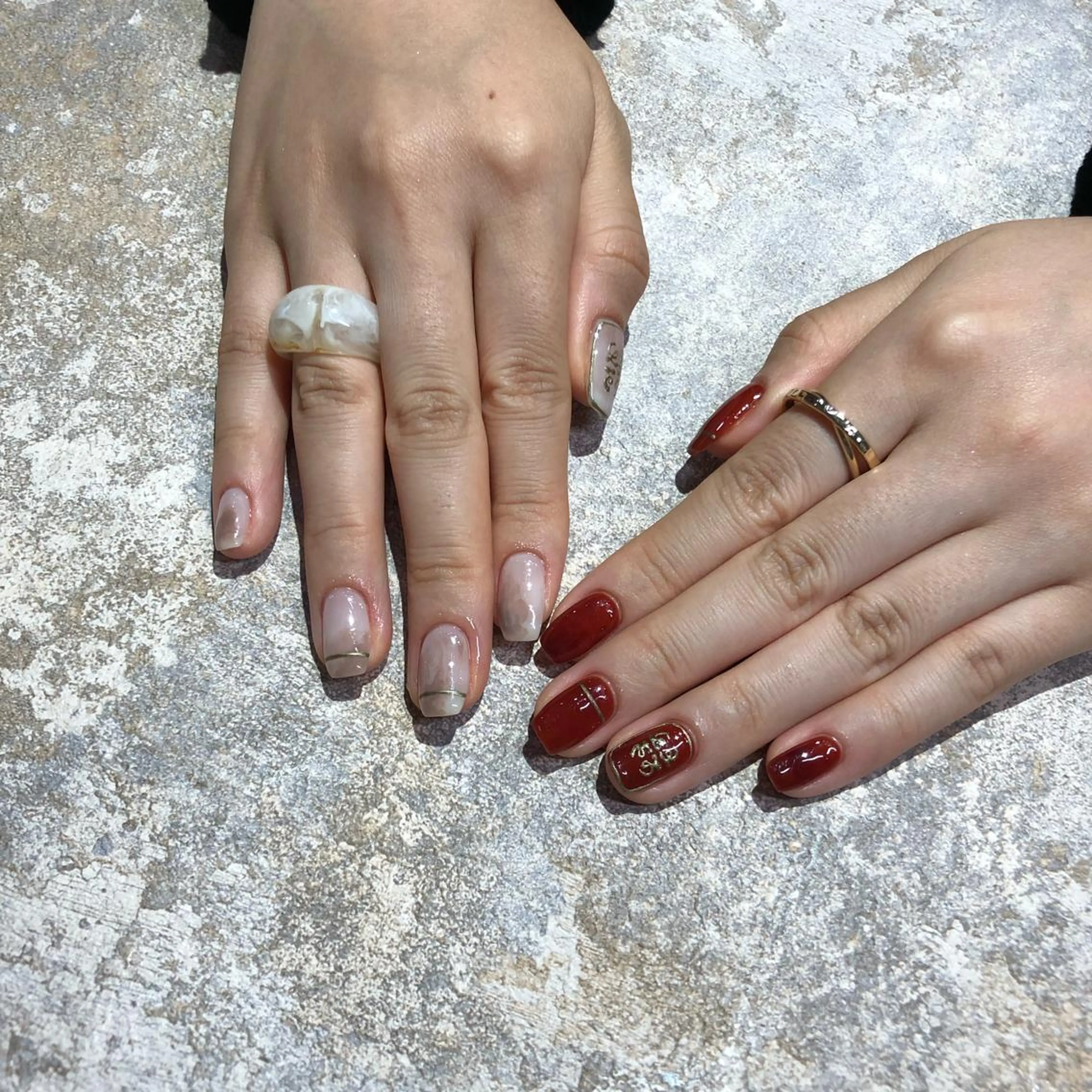 ネイル ハンドネイル フットネイル ハンドケア Miyagi Asamiのネイルデザイン