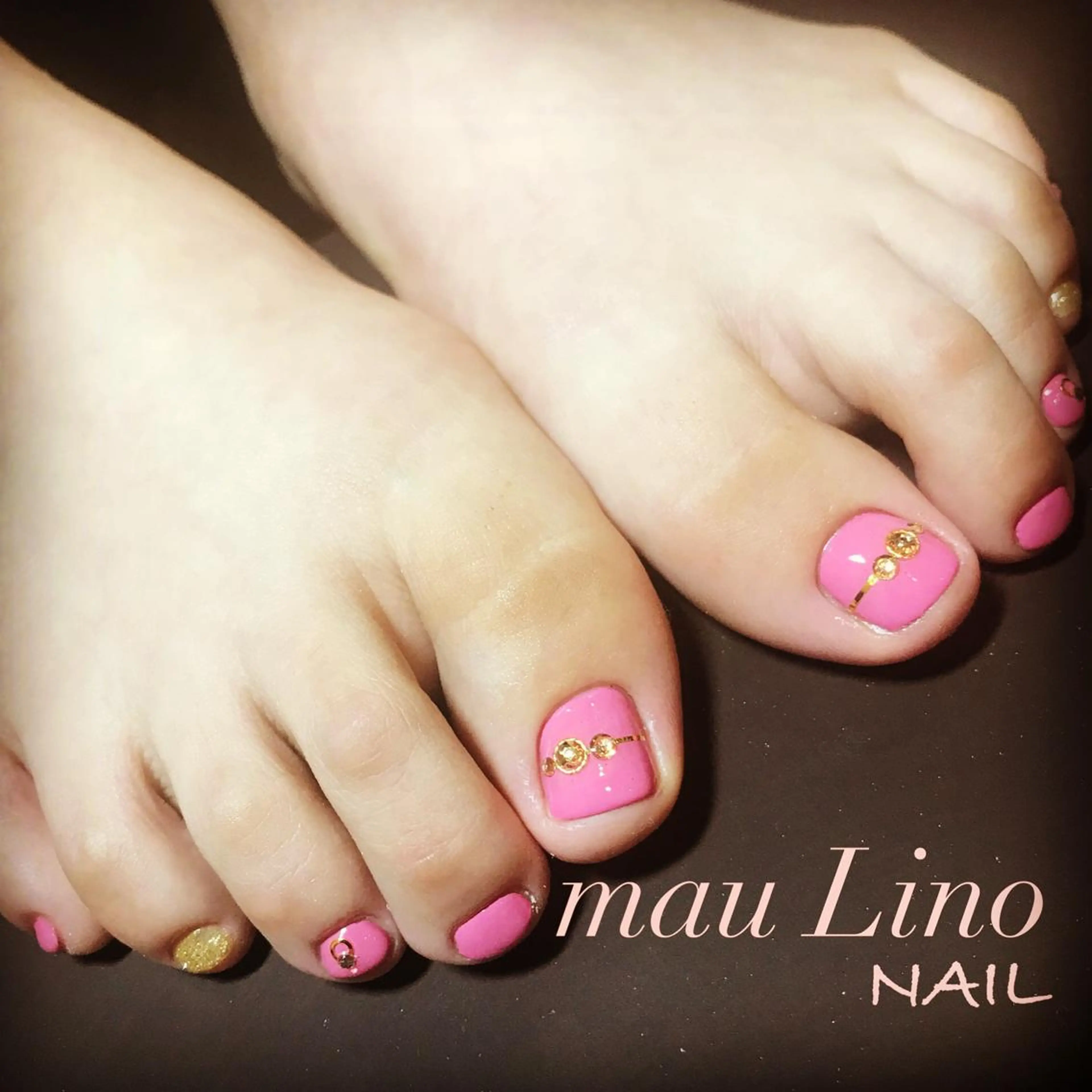 ネイル フットネイル mau Lino    NAIL所属・GELo nail~#19~のネイルデザイン