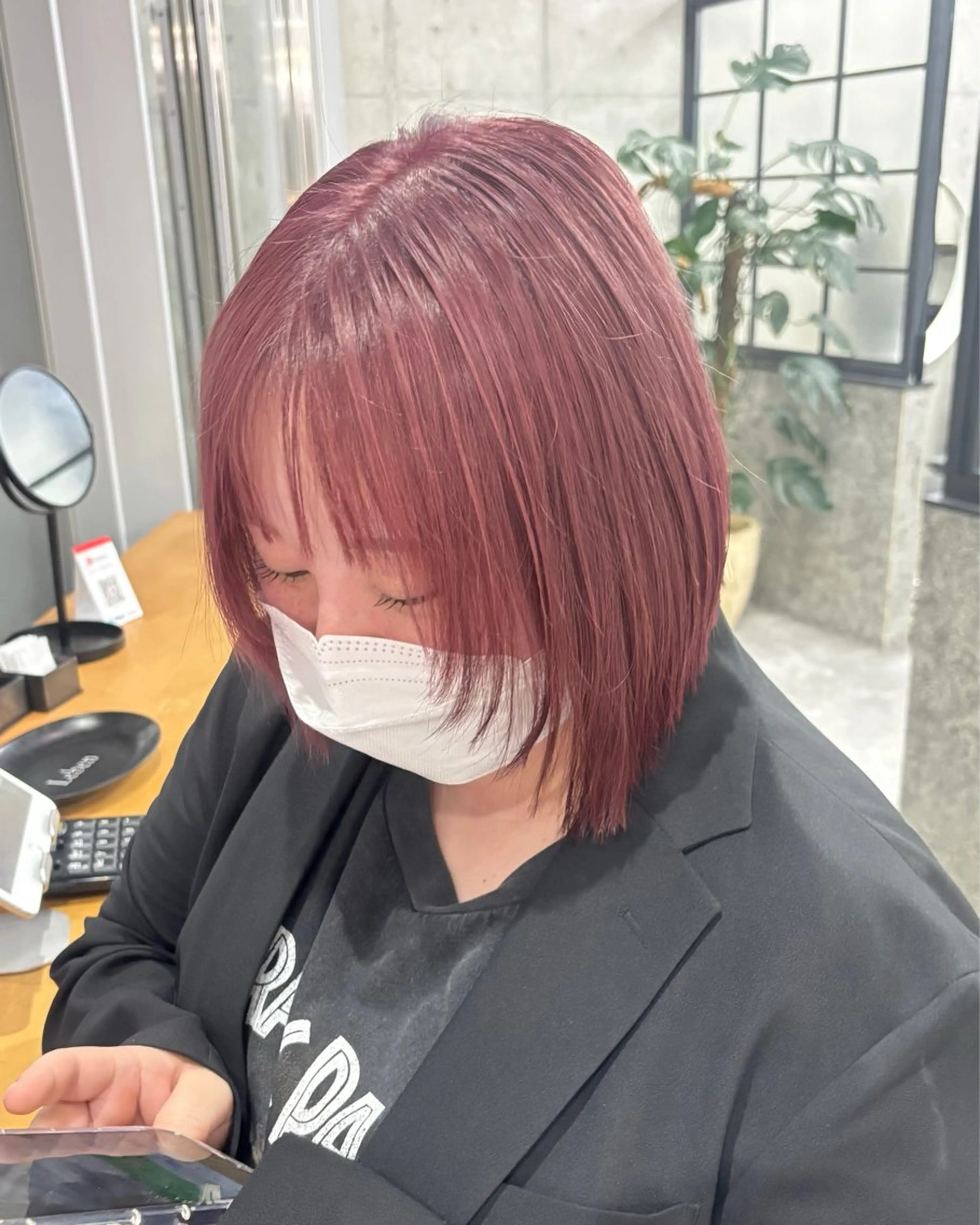 ショート カット トリートメント leben serikaのヘアスタイル