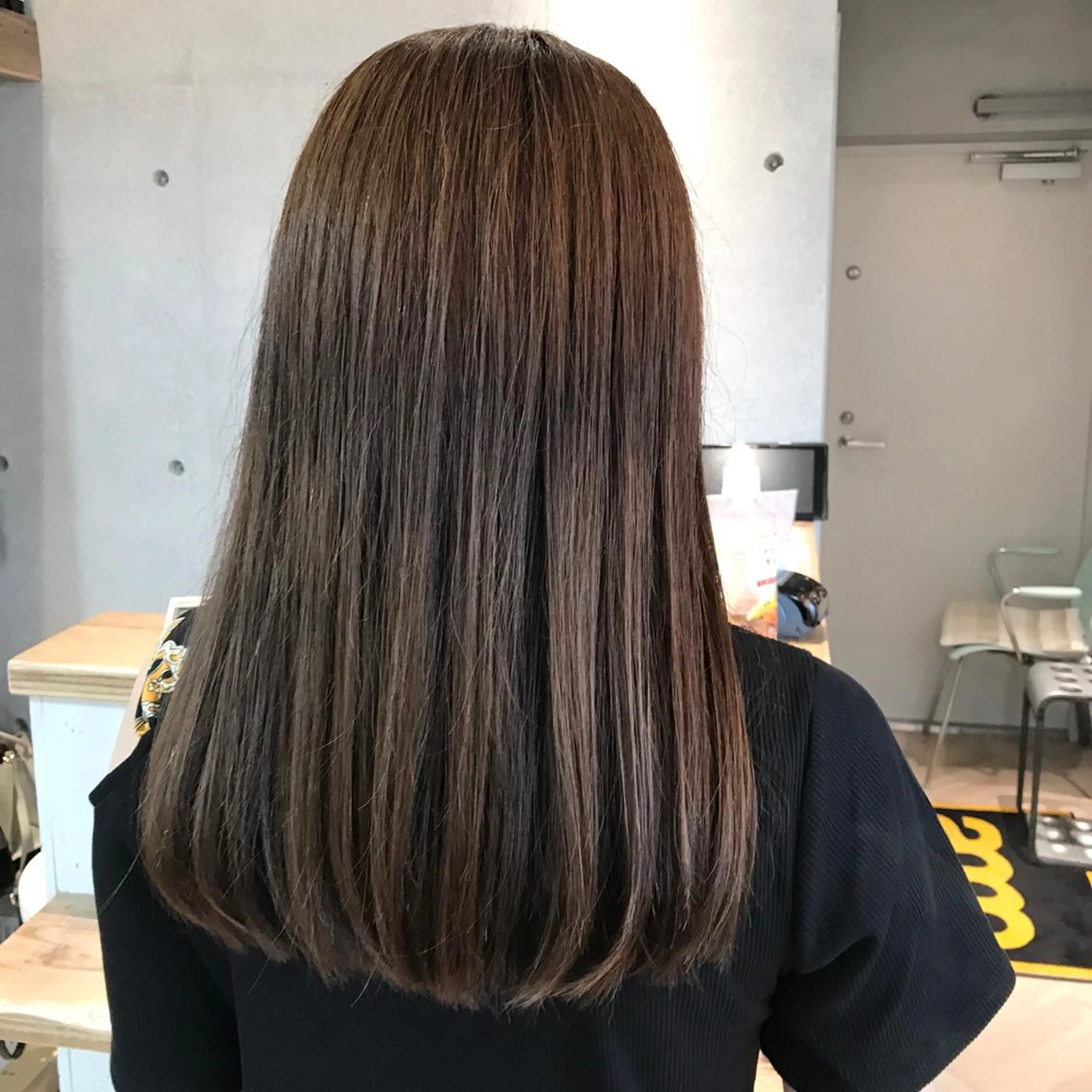 ロング カラー カット ヘアカラー トリートメント しのはら まどかのヘアスタイル
