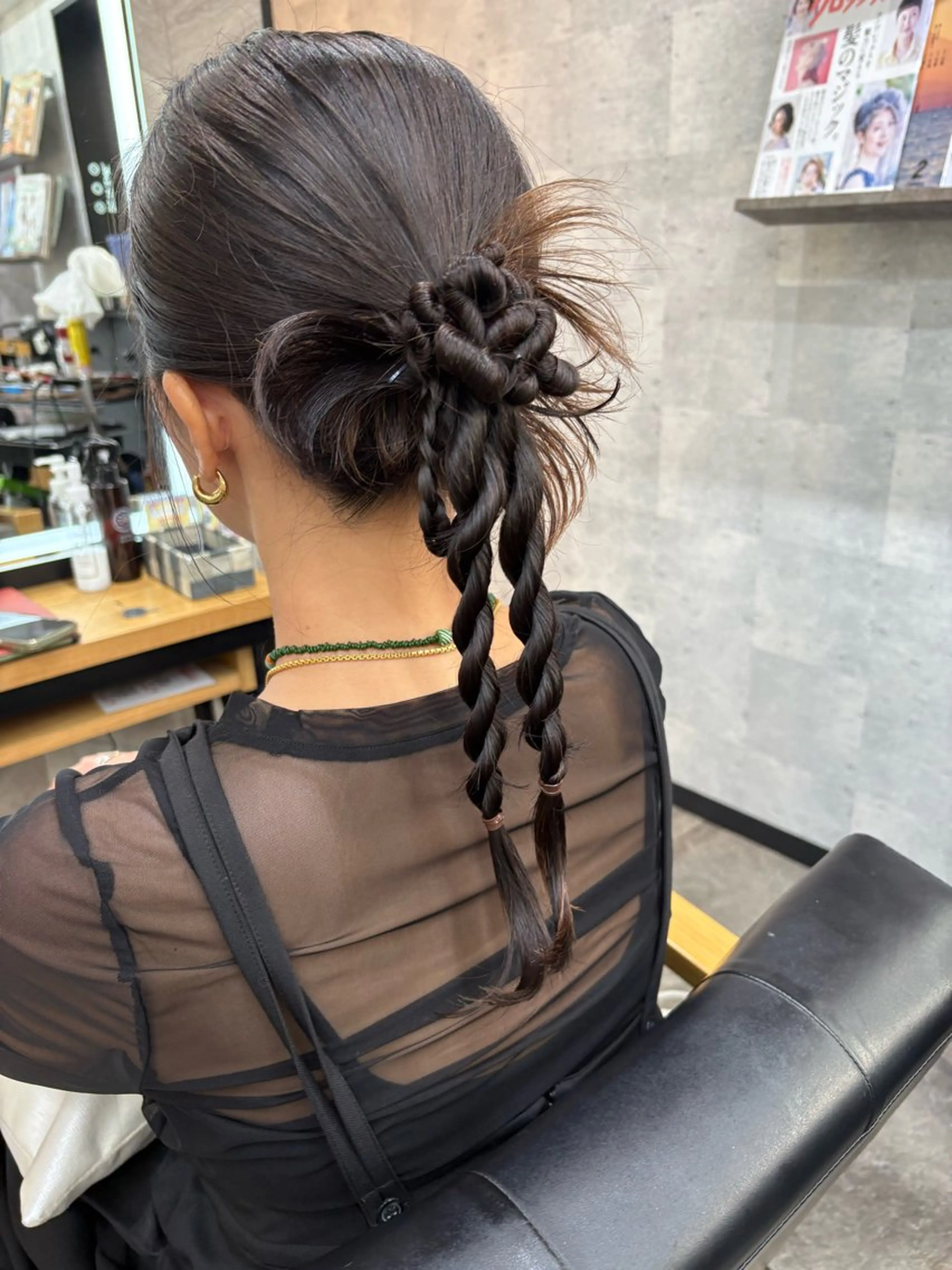 セミロング ヘアアレンジ ヘアセット SHANTi 飯塚 ヘアセット/髪質改善のヘアスタイル