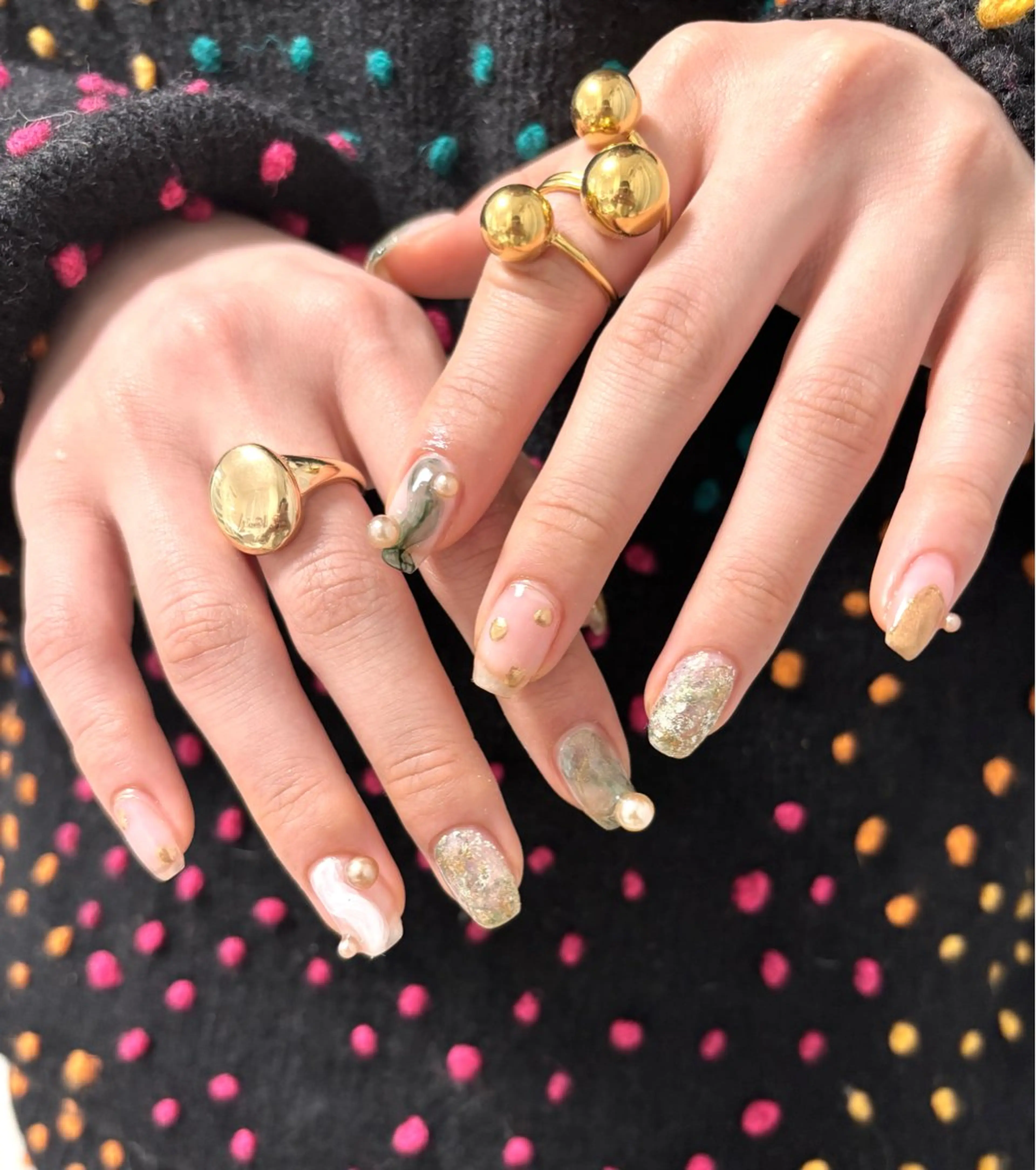 ネイル ハンドネイル nonno. icaのネイルデザイン