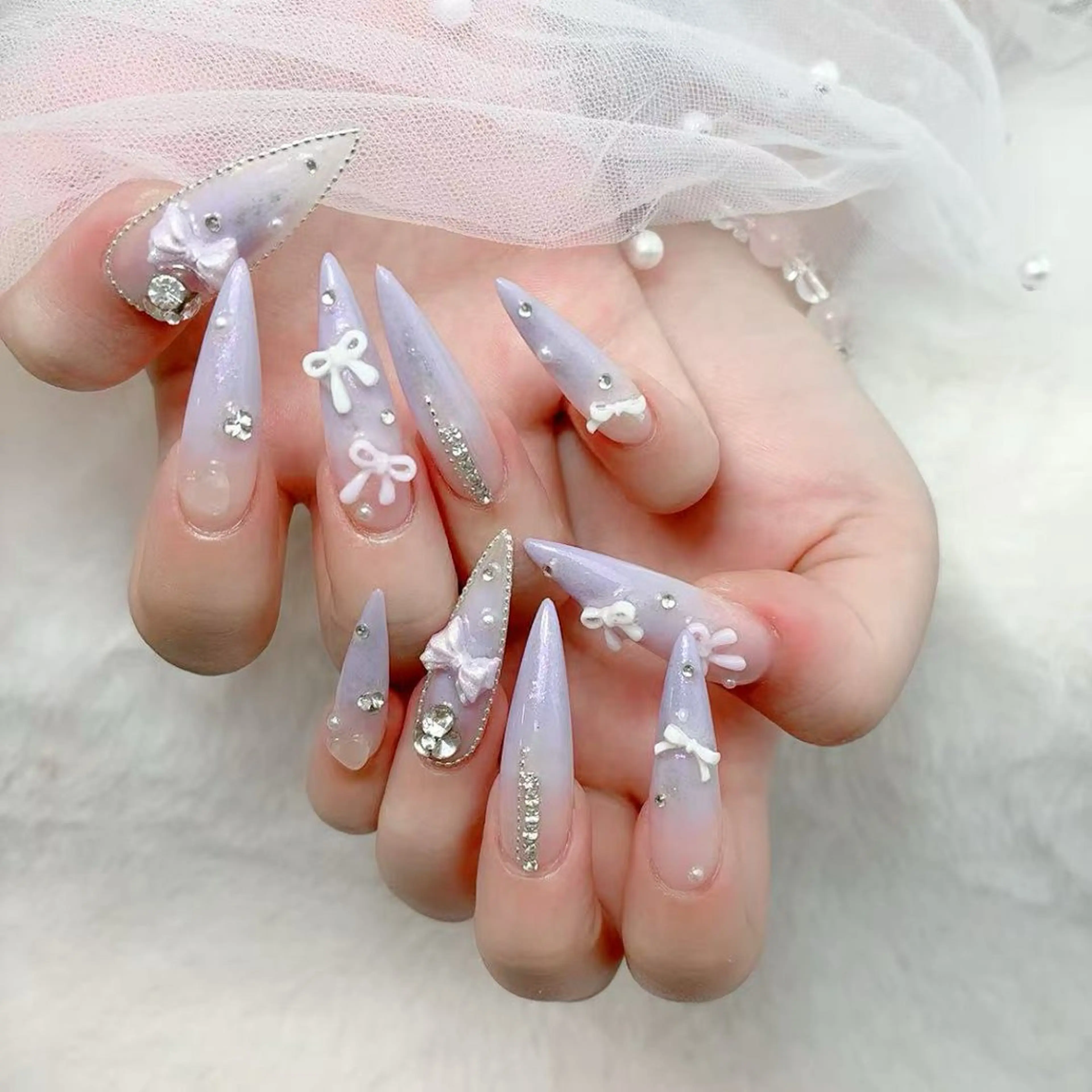 ネイル アートネイル フットネイル ジェルネイル マグネットネイル パラジェル ハンドネイル B·U Nail大宮 長さだし専門店のネイルデザイン