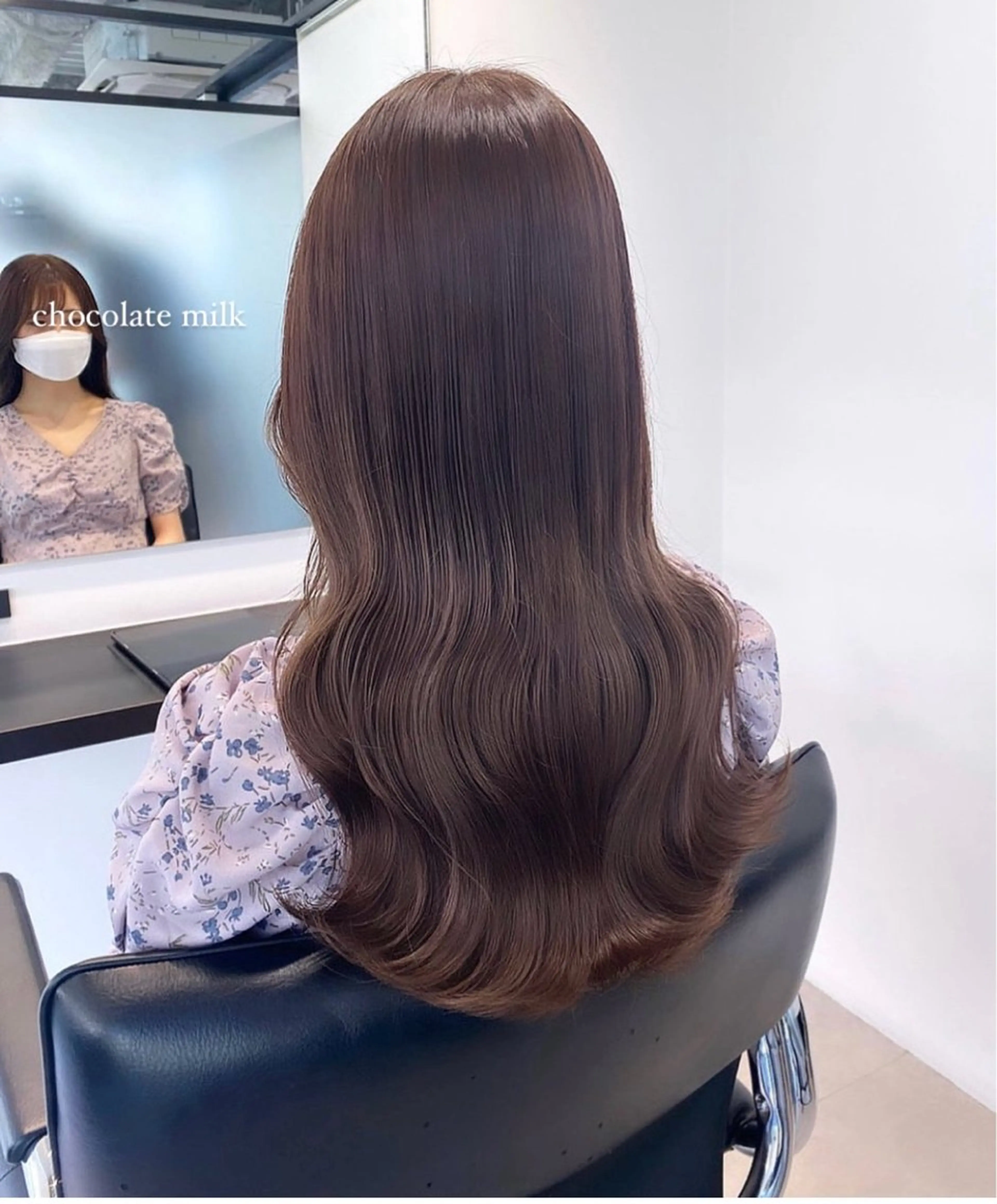 ロング カラー カット ヘアカラー マンツーマン半個室 tamuraのヘアスタイル