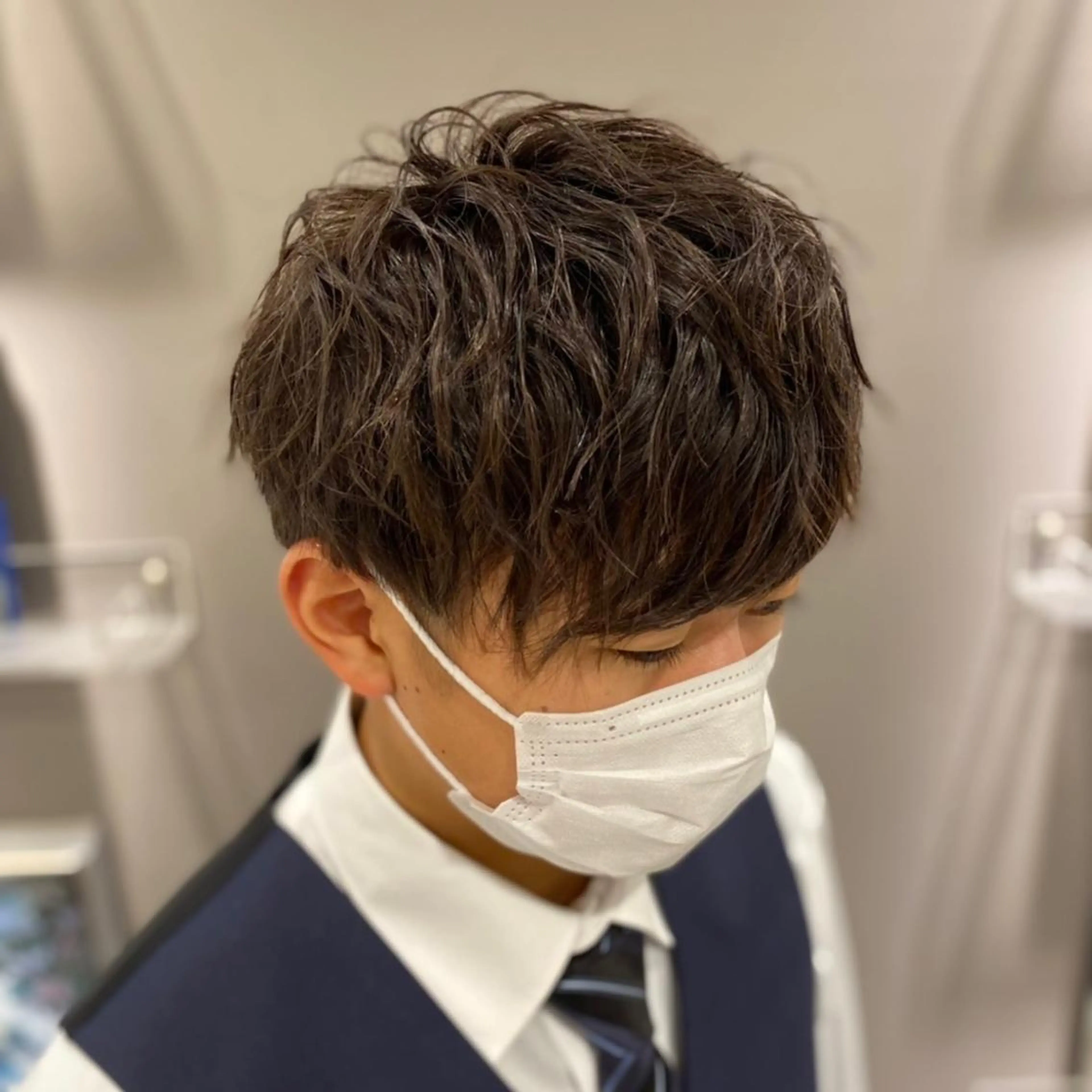 ショート メンズ 橋本 琉磨のヘアスタイル