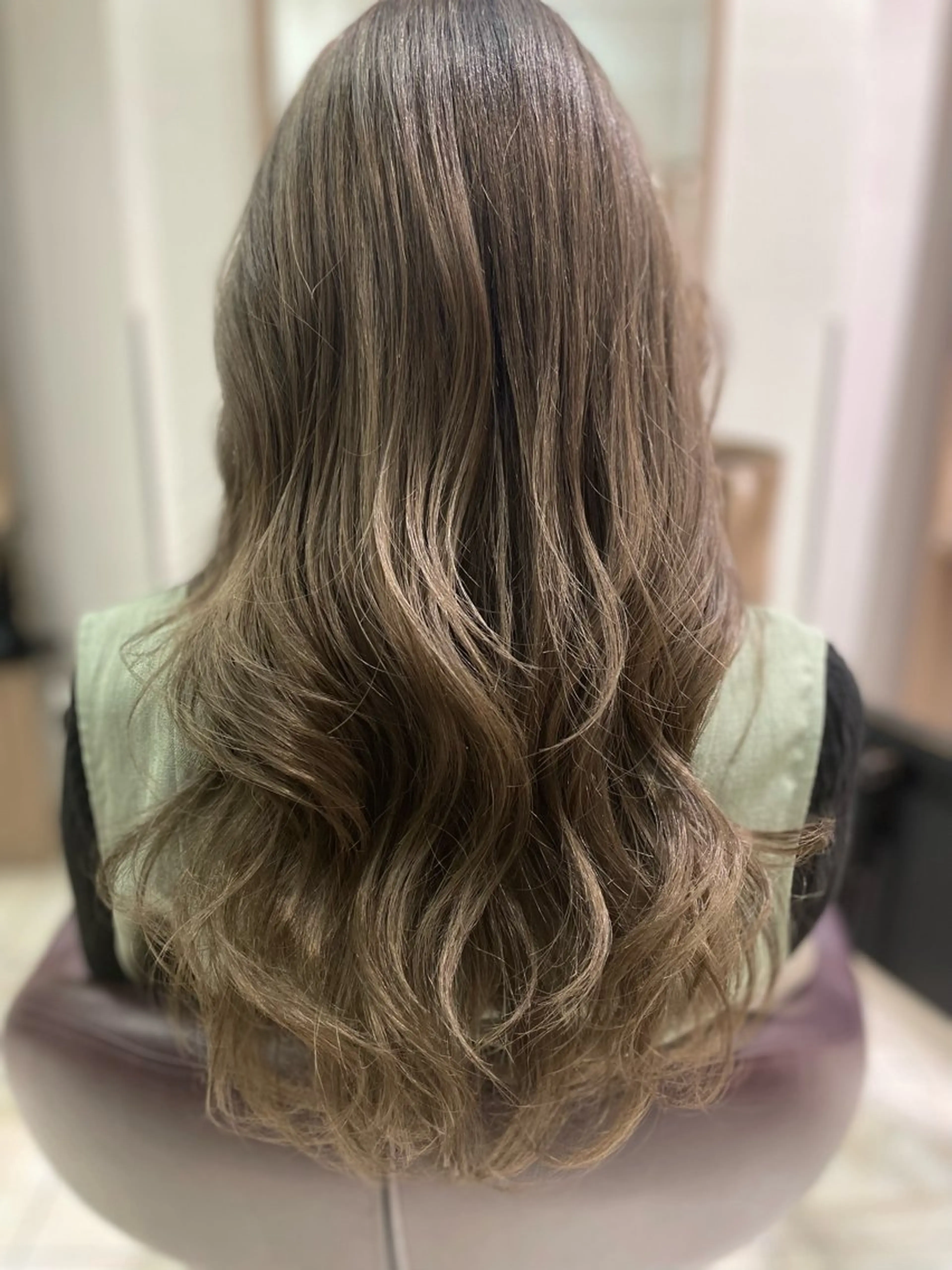 ロング カラー 🌕ダブルカラー/ ハイトーン/松本🌕のヘアスタイル