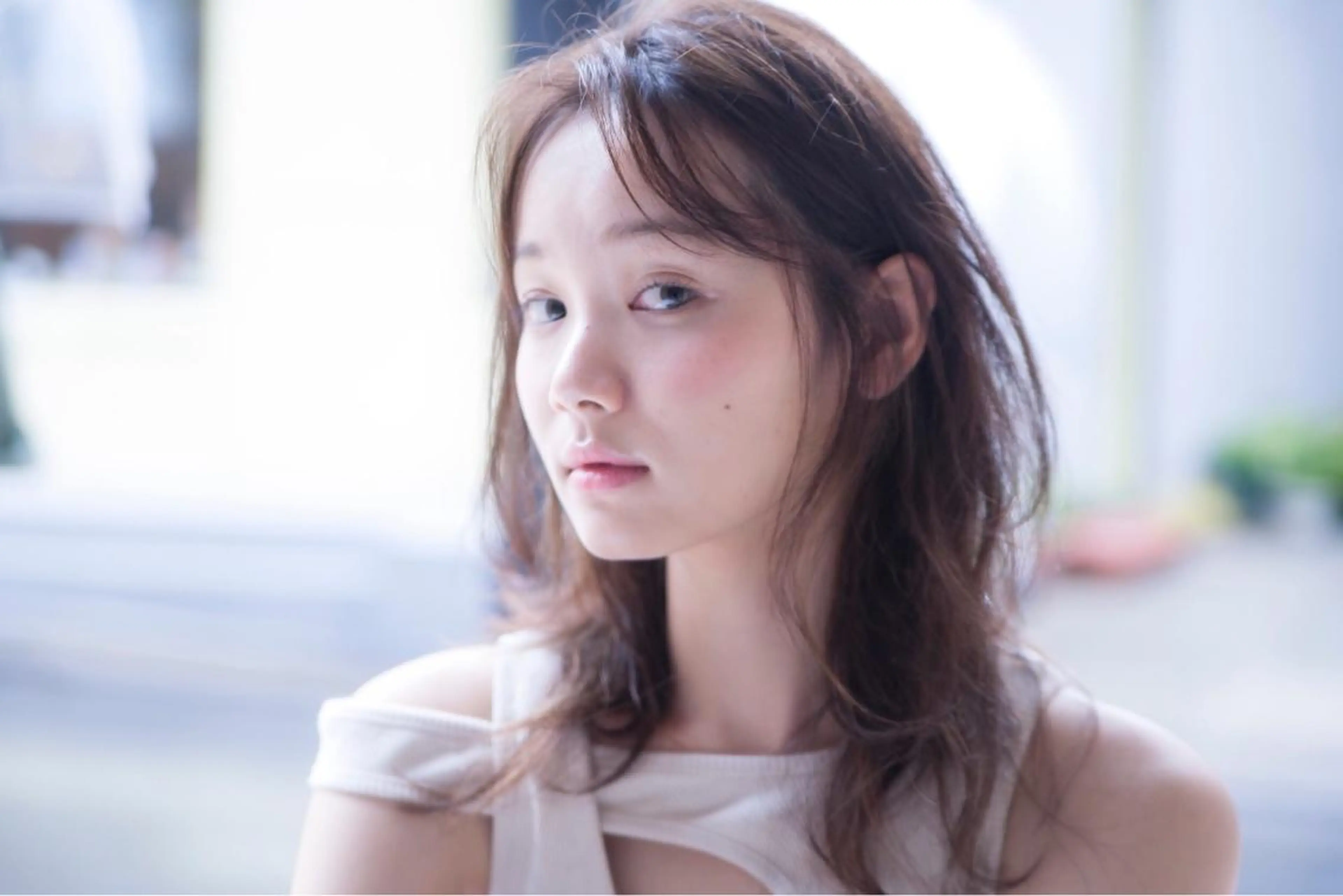 セミロング カラー パーマ ヘアカラー トリートメント ヘアセット 💘透明感カラー💘 沖本 将宏のヘアスタイル