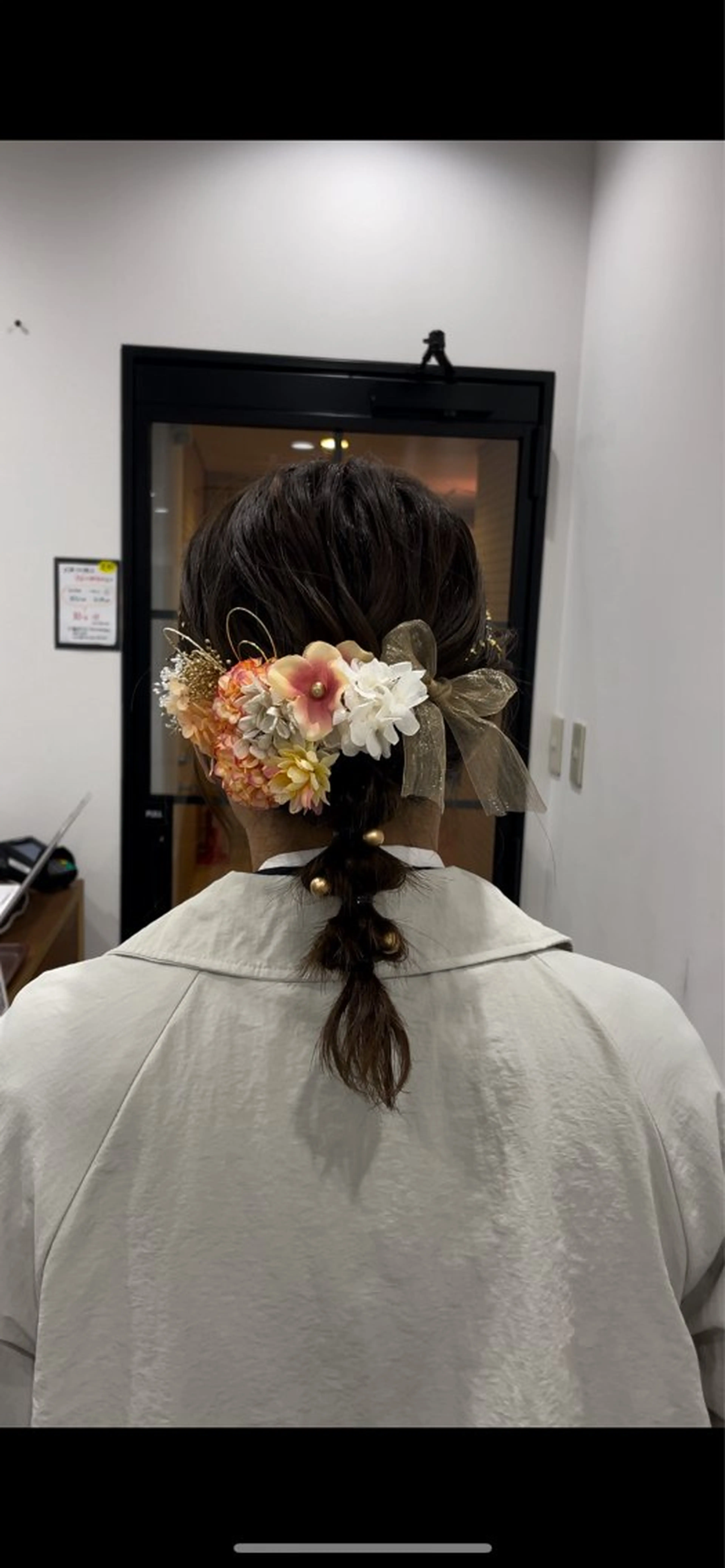 ヘアアレンジ 卒業式のヘアスタイル ニシザカ マナのヘアスタイル