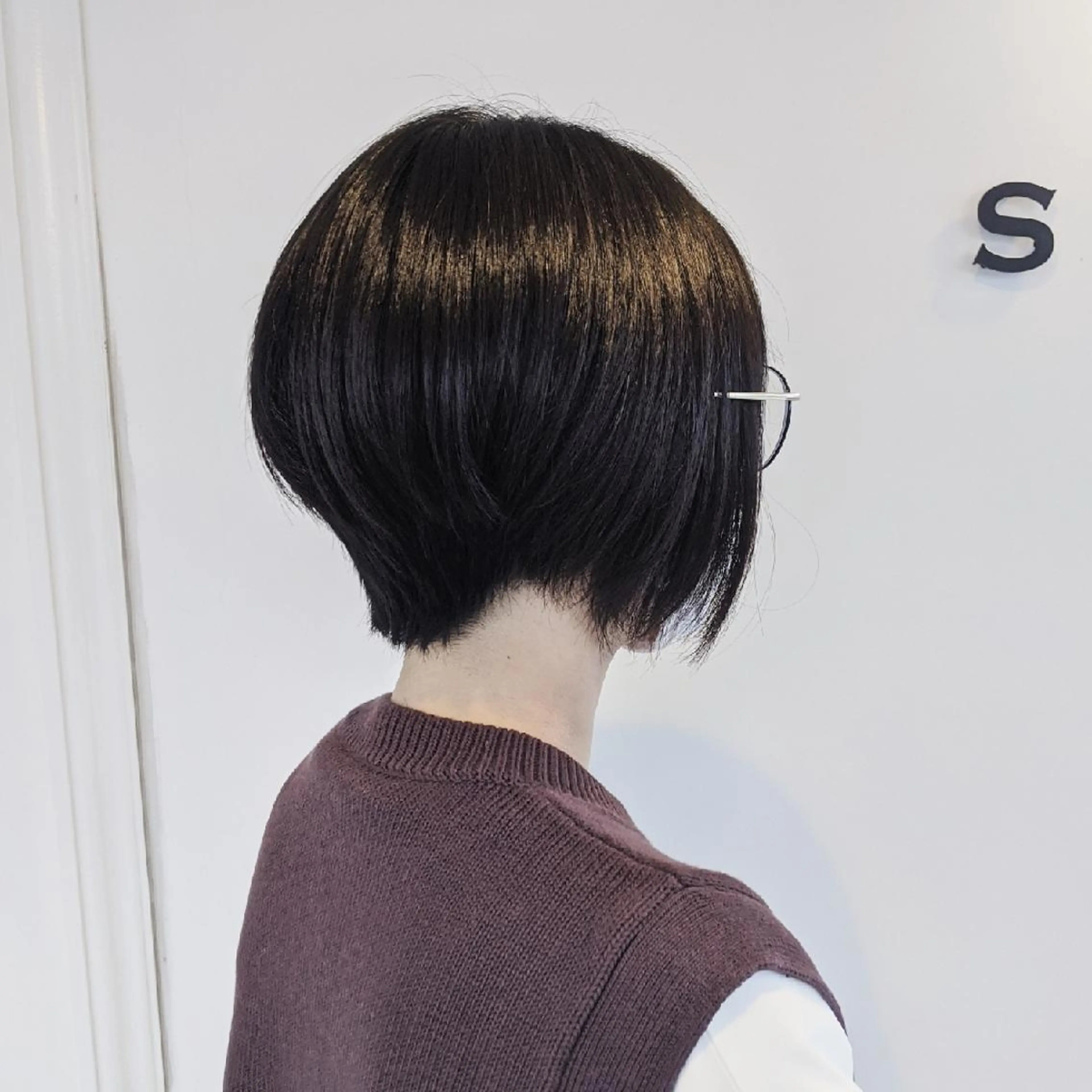 ショート 浜田りほ Luxbe 博多バスターミナルのヘアスタイル