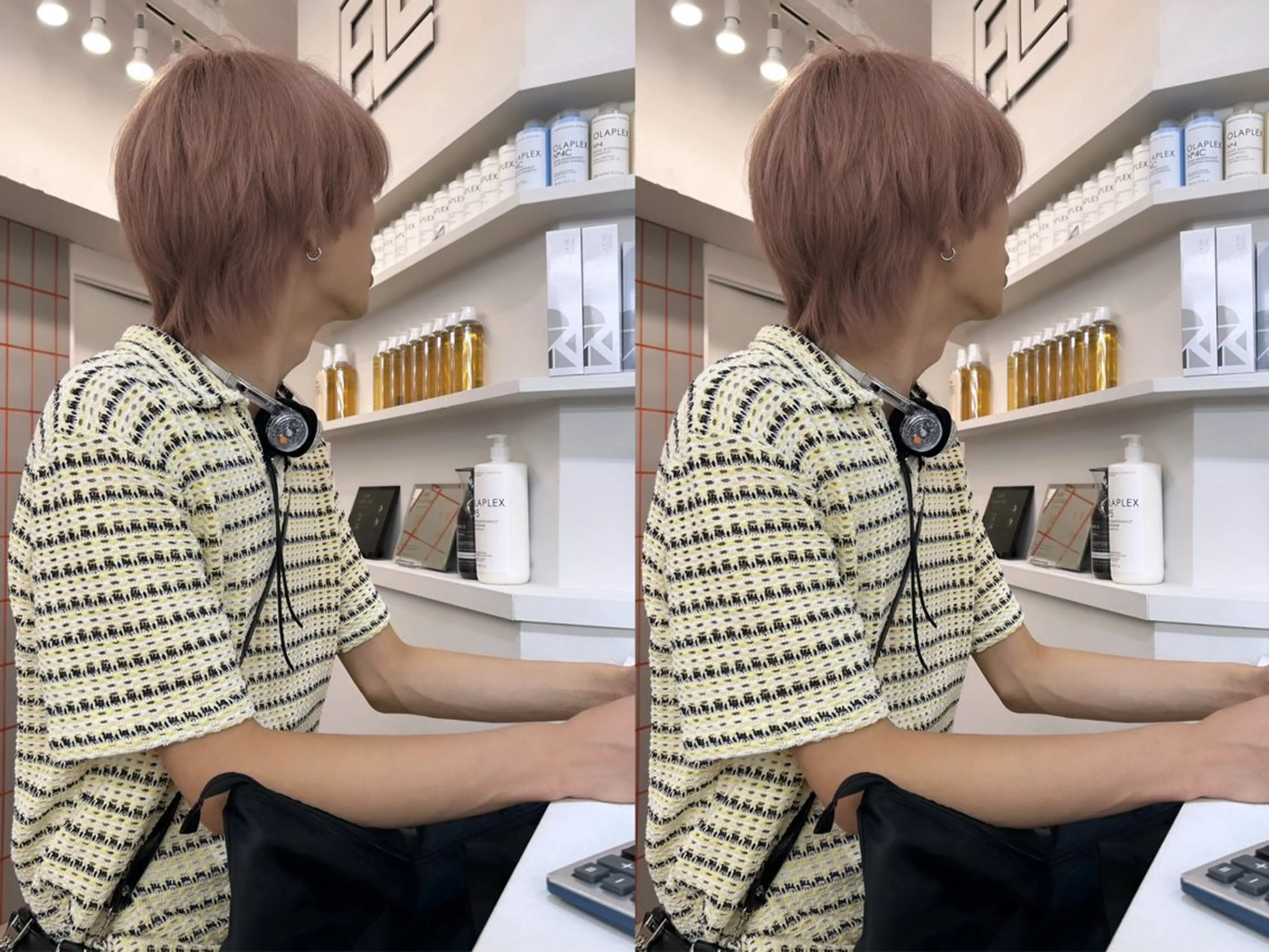 ショート カラー メンズ メンズブリーチ メンズハイトーン メンズインナーカラー メンズ韓国風 アッシュ 💍透明感 💖艶ミルクティーのヘアスタイル