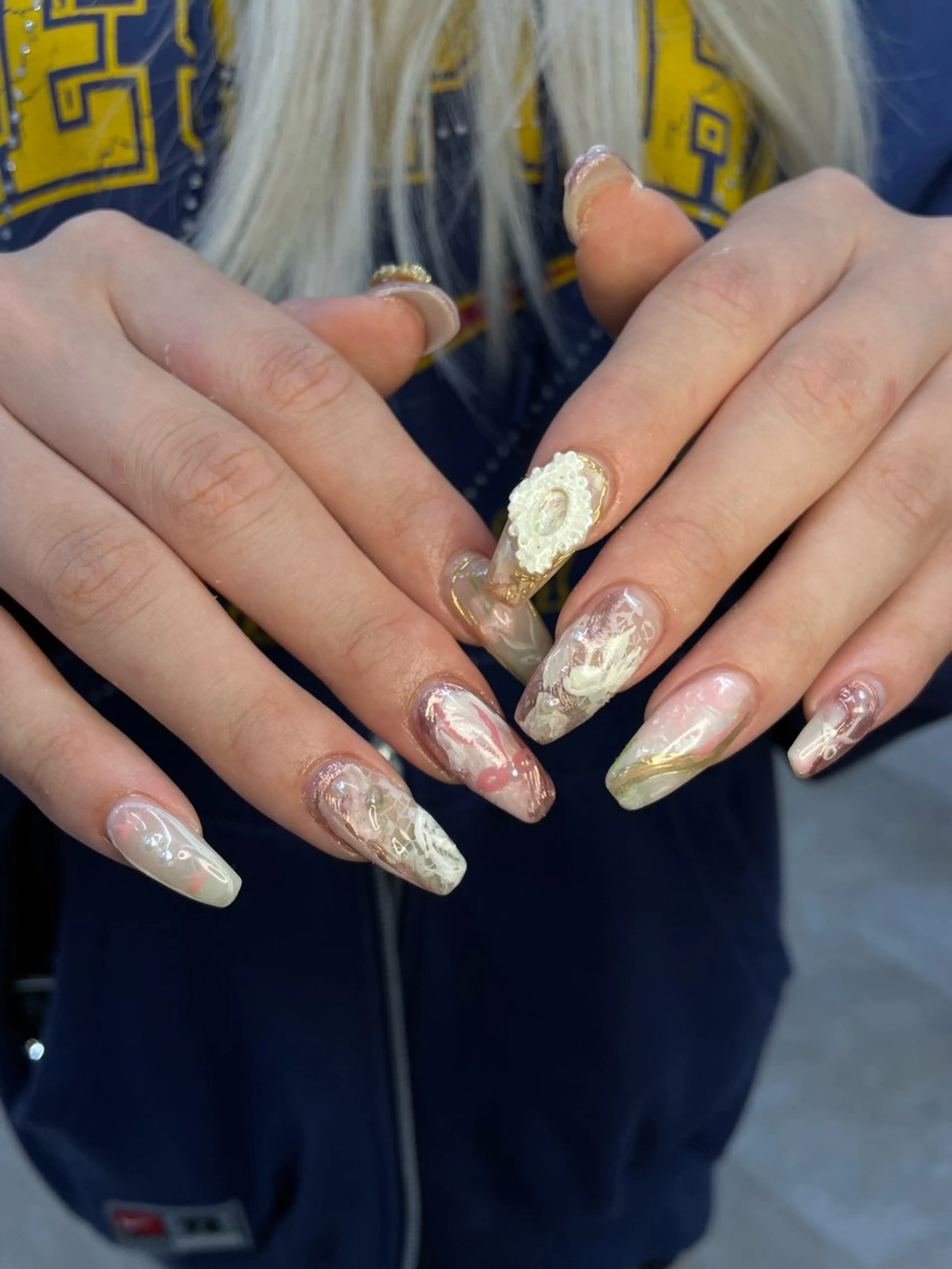 ネイル ハンドネイル ひめか🫁 推し概念・個性派のネイルデザイン