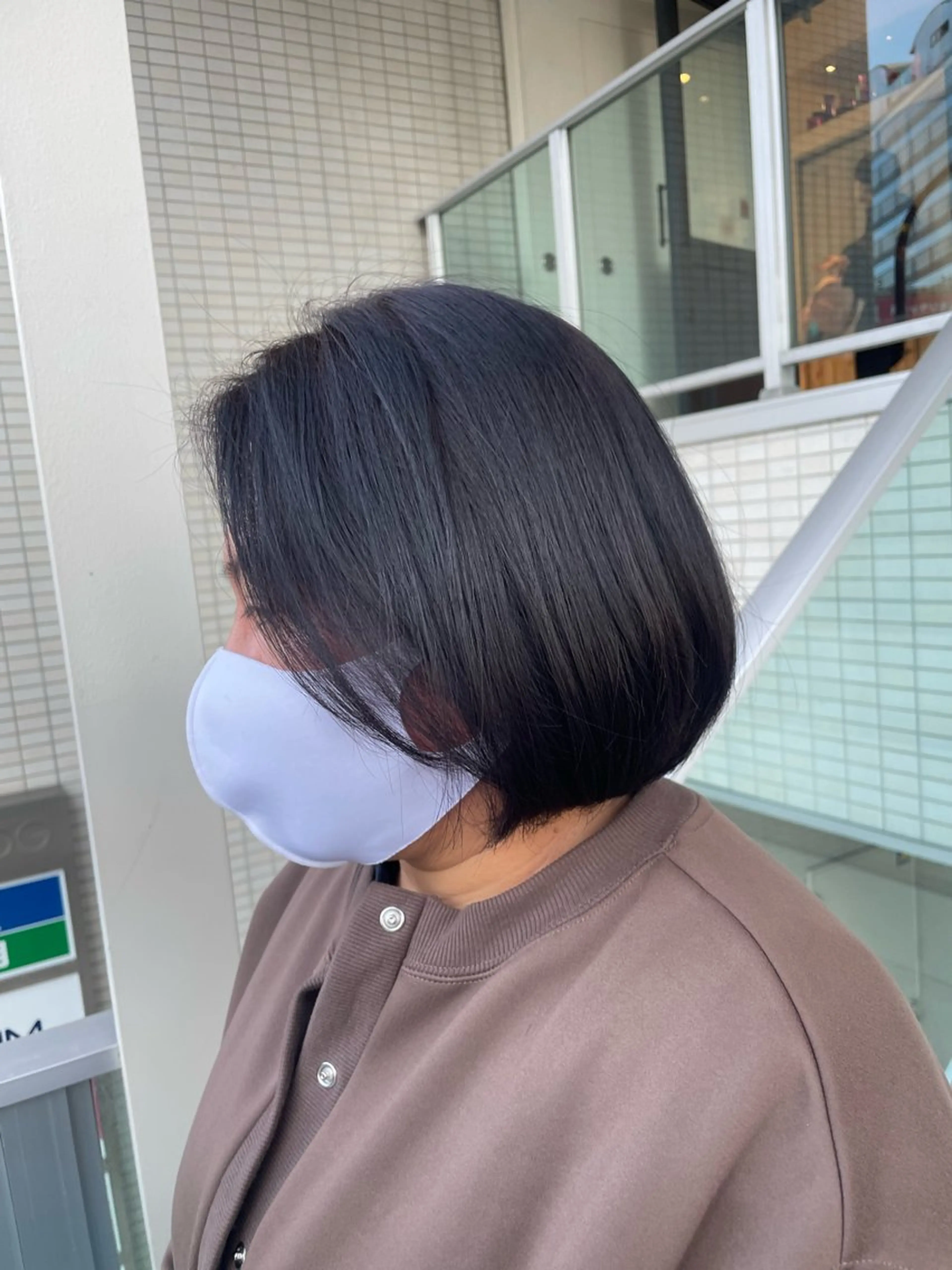 ショート カラー ボブ カット ヘアカラー 立川・くびれミディ 旬なデザインカラーのヘアスタイル