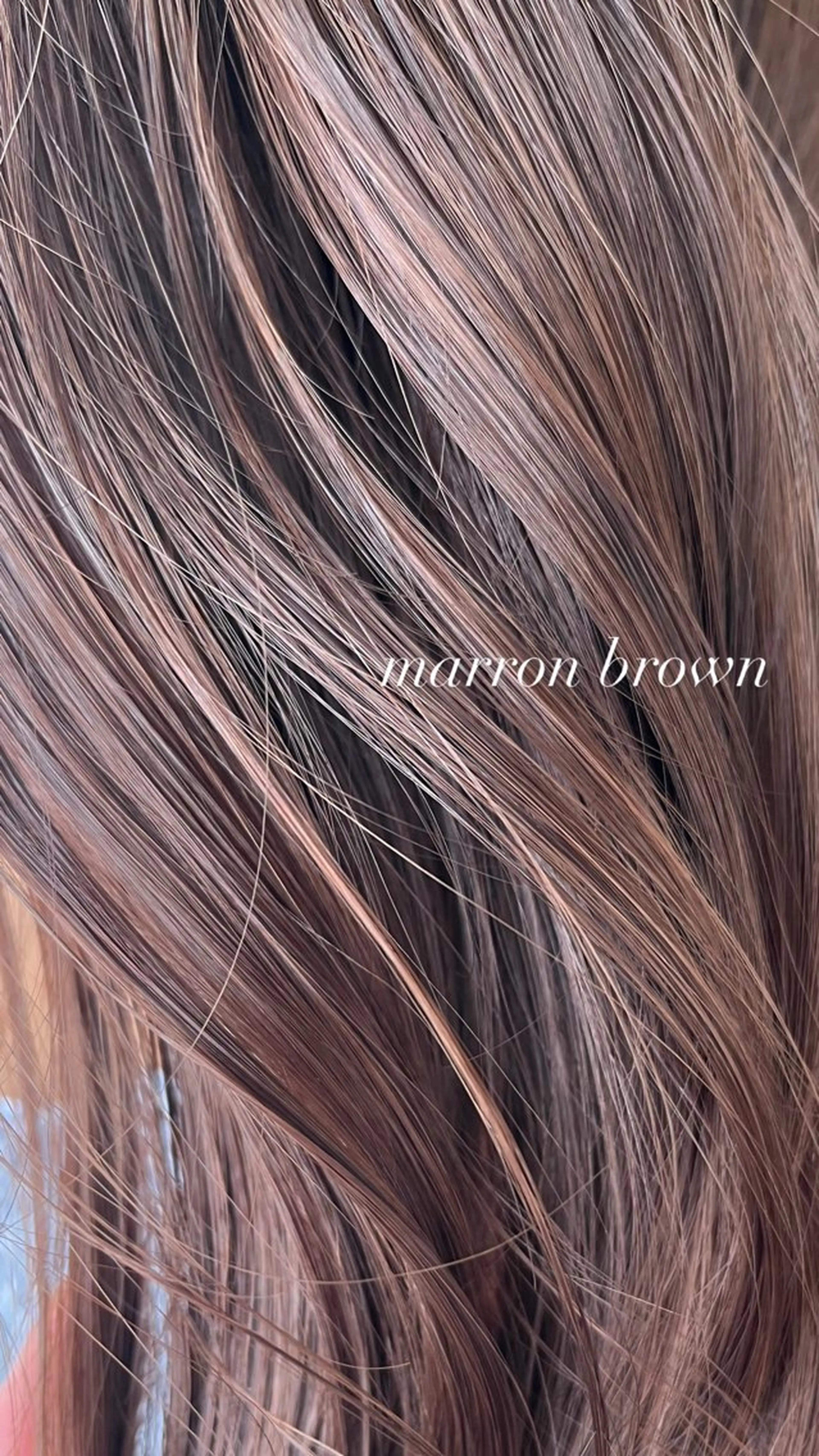 ロング カット ヘアカラー トリートメント 艶髪color💎髪 質改善ストレート大吉のヘアスタイル