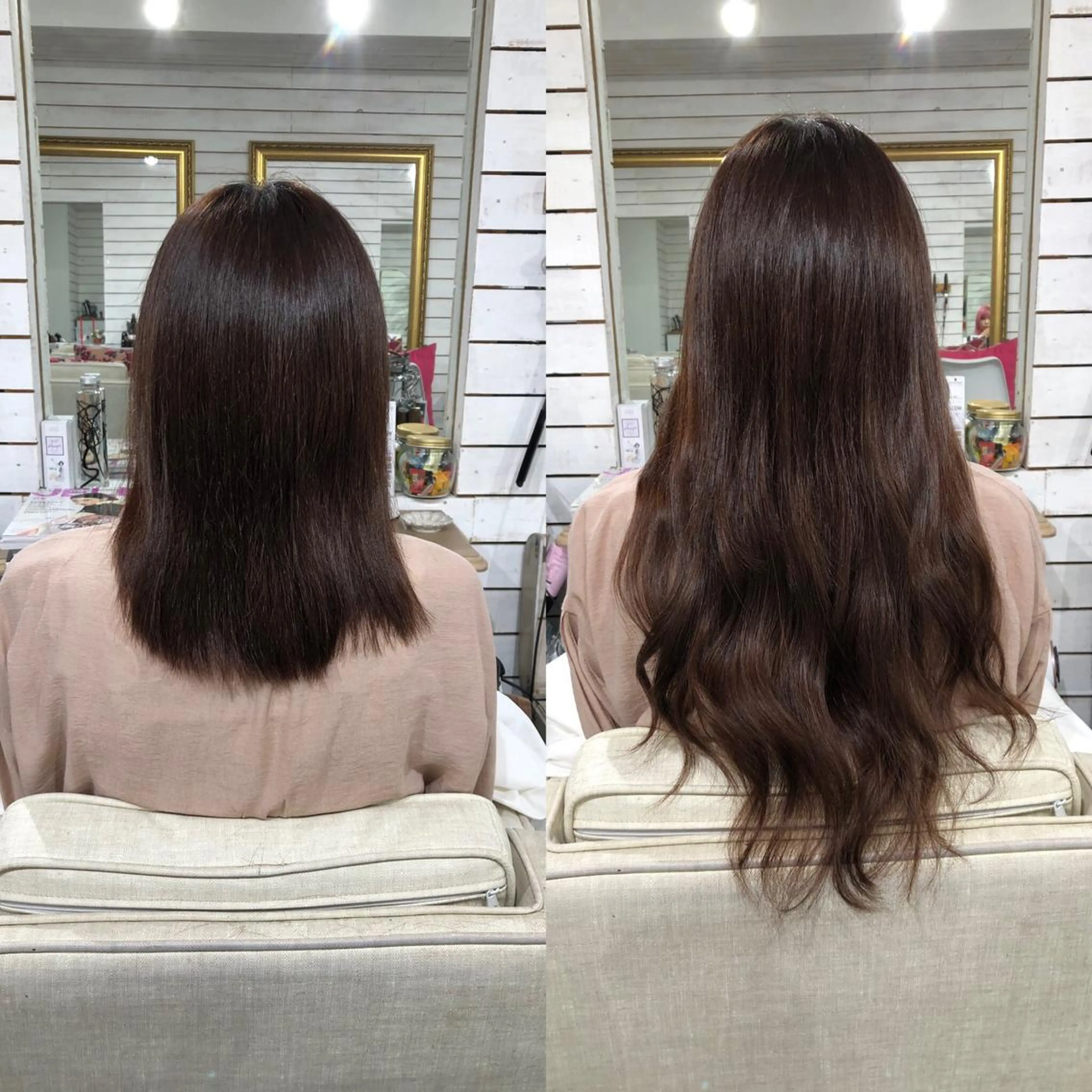 ミディアム 韓国カラーエクステ 👑代表渡部雅己👑のヘアスタイル