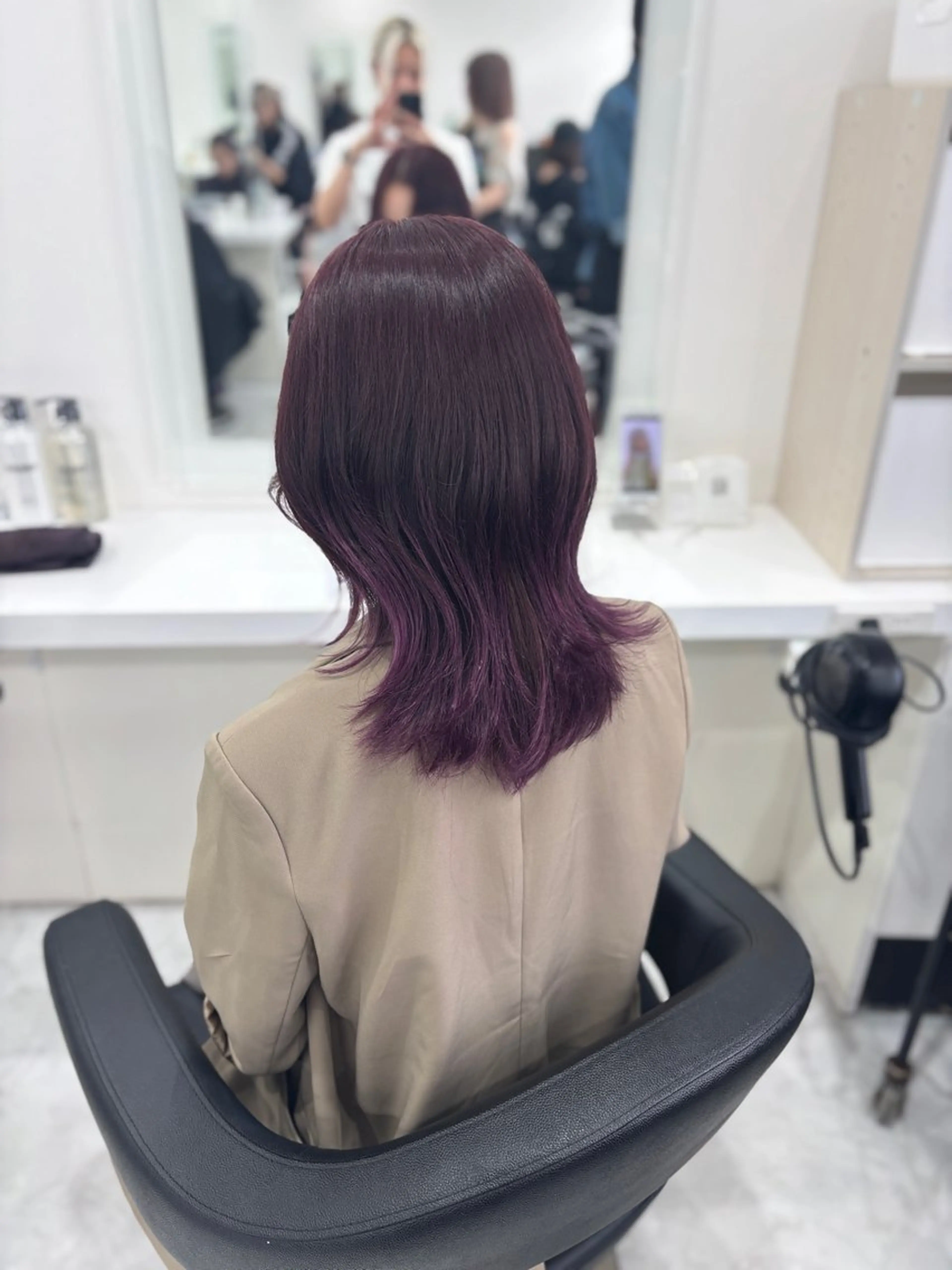 【🔮 💜ラベンダーカラー💜🔮】ブリーチなしダブルカラー+theaterオリジナルトリートメントの写真