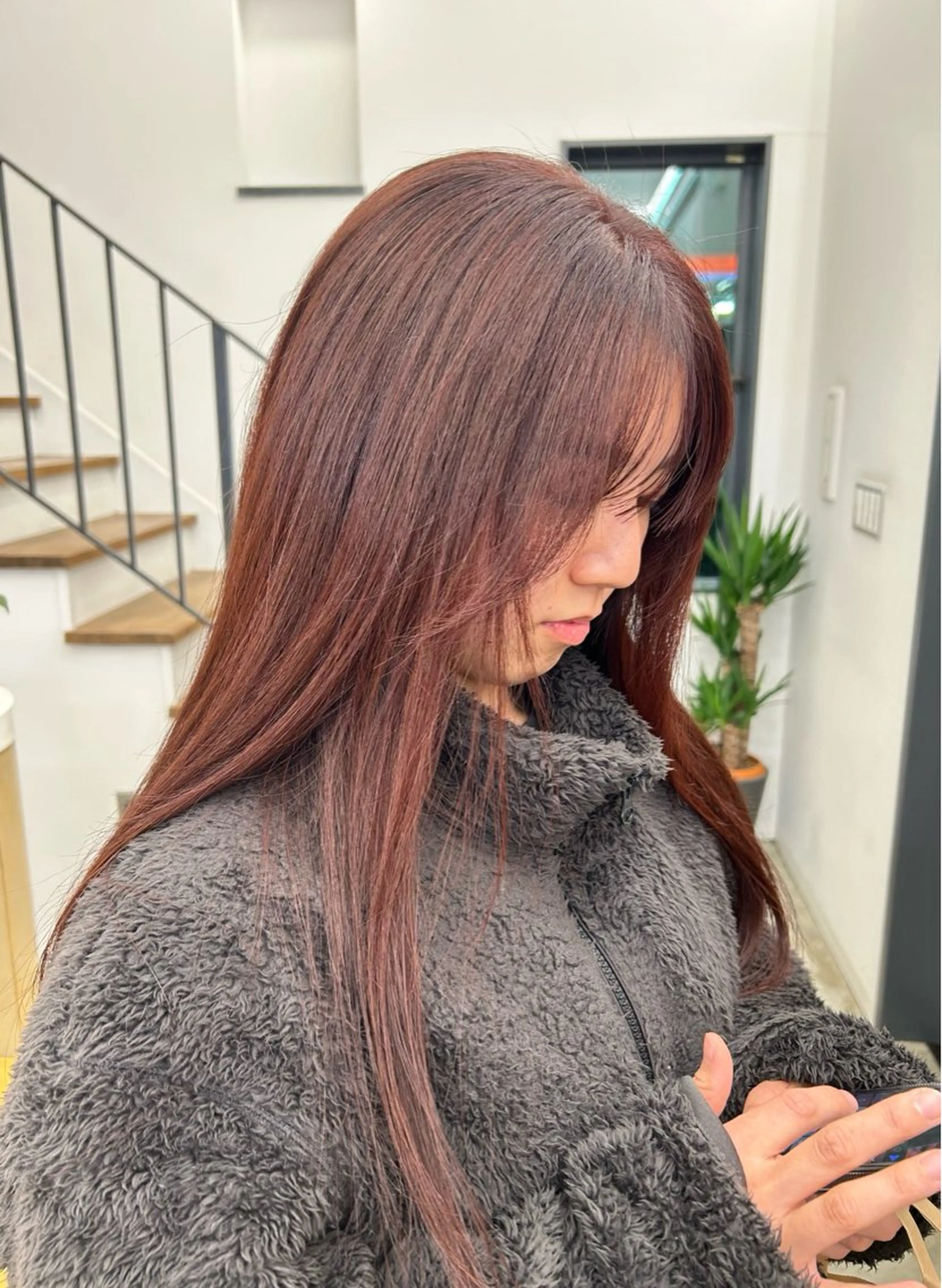 ロング カラー ヘアカラー 本澤 朋香のヘアスタイル