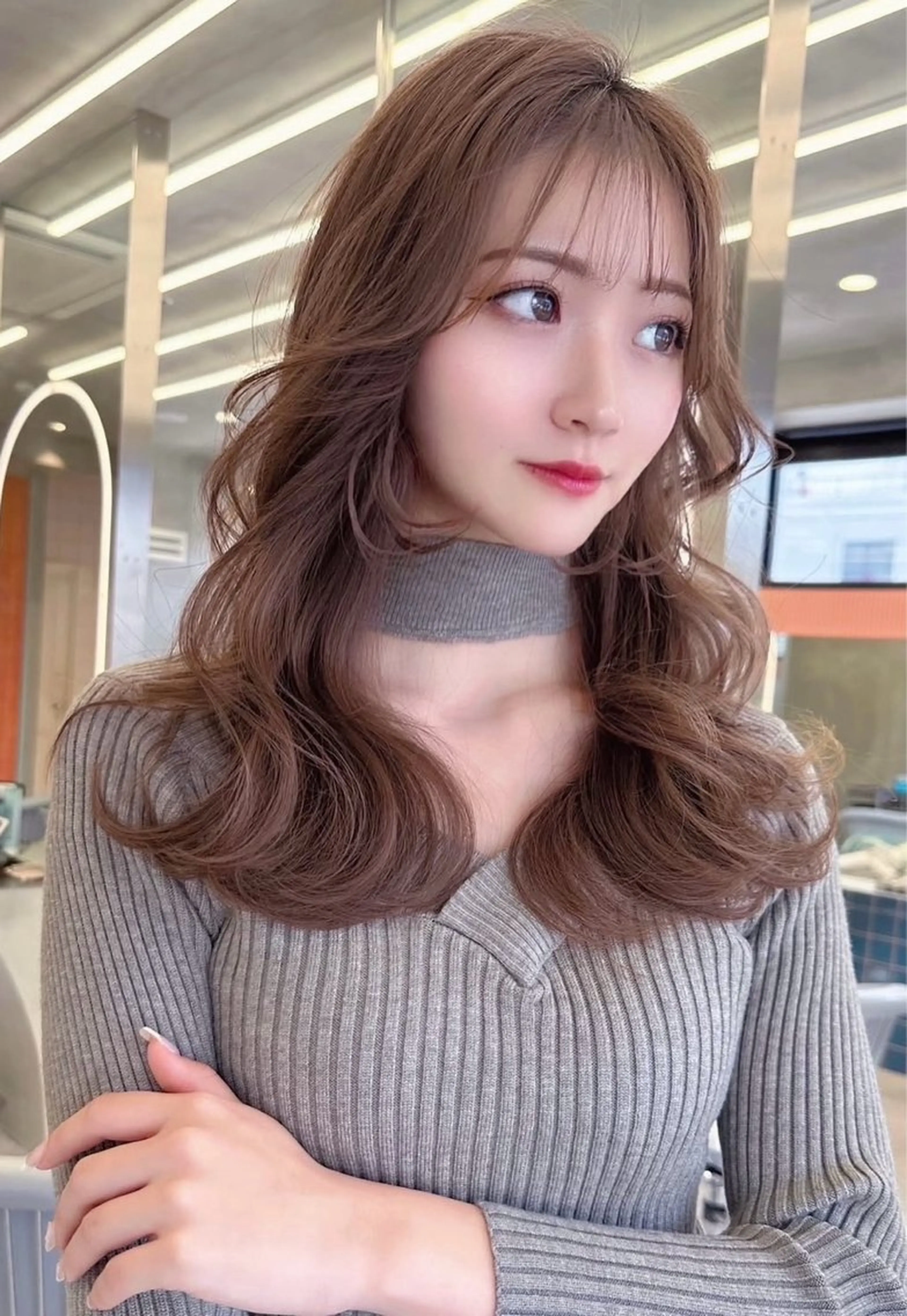 💎韓国透明感艶カラー💎透明感カラー＋【1stepトリートメント】🫧うるツヤ水光髪に✨の写真