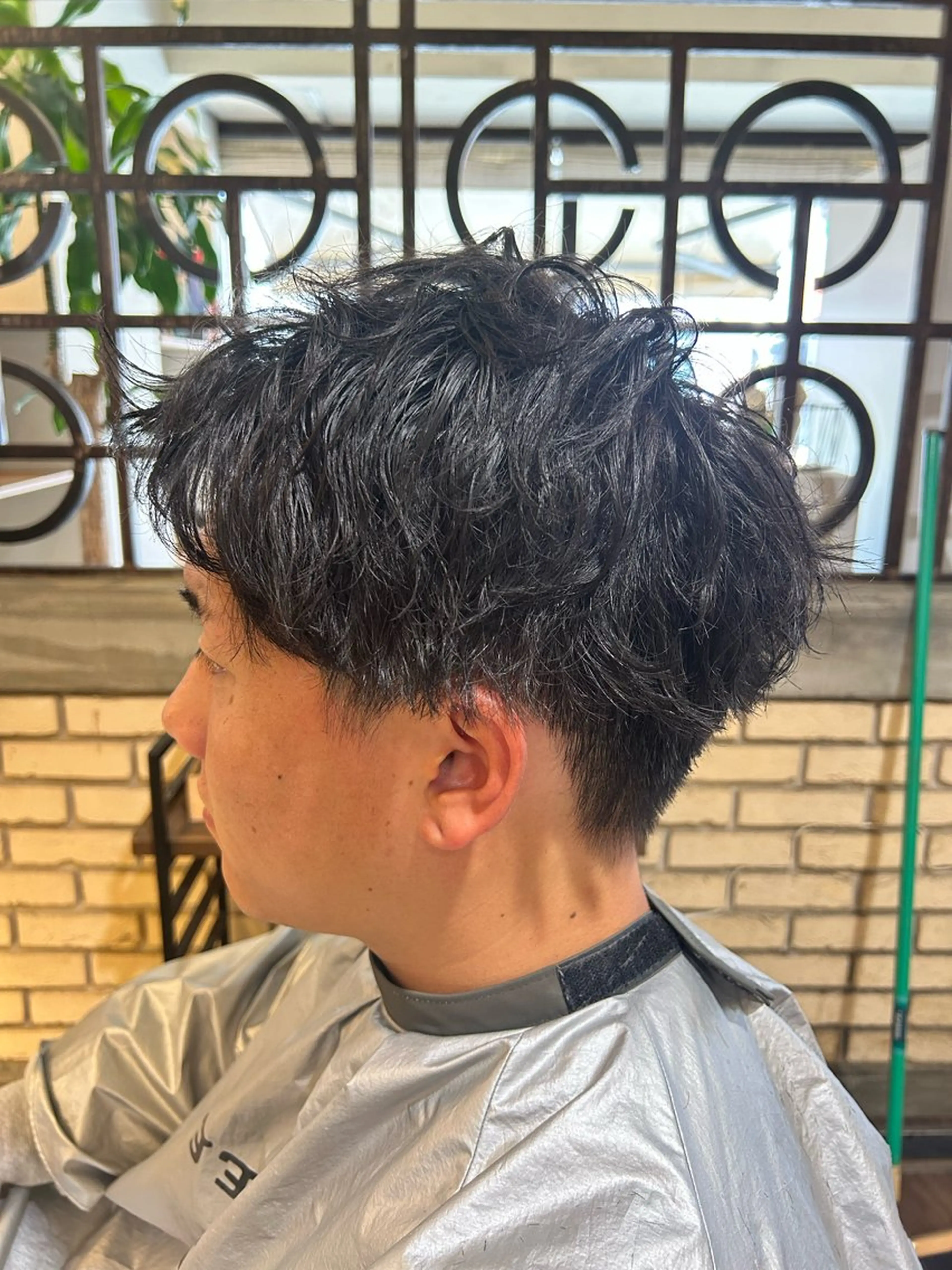 ショート パーマ メンズ 西浦 智也のヘアスタイル