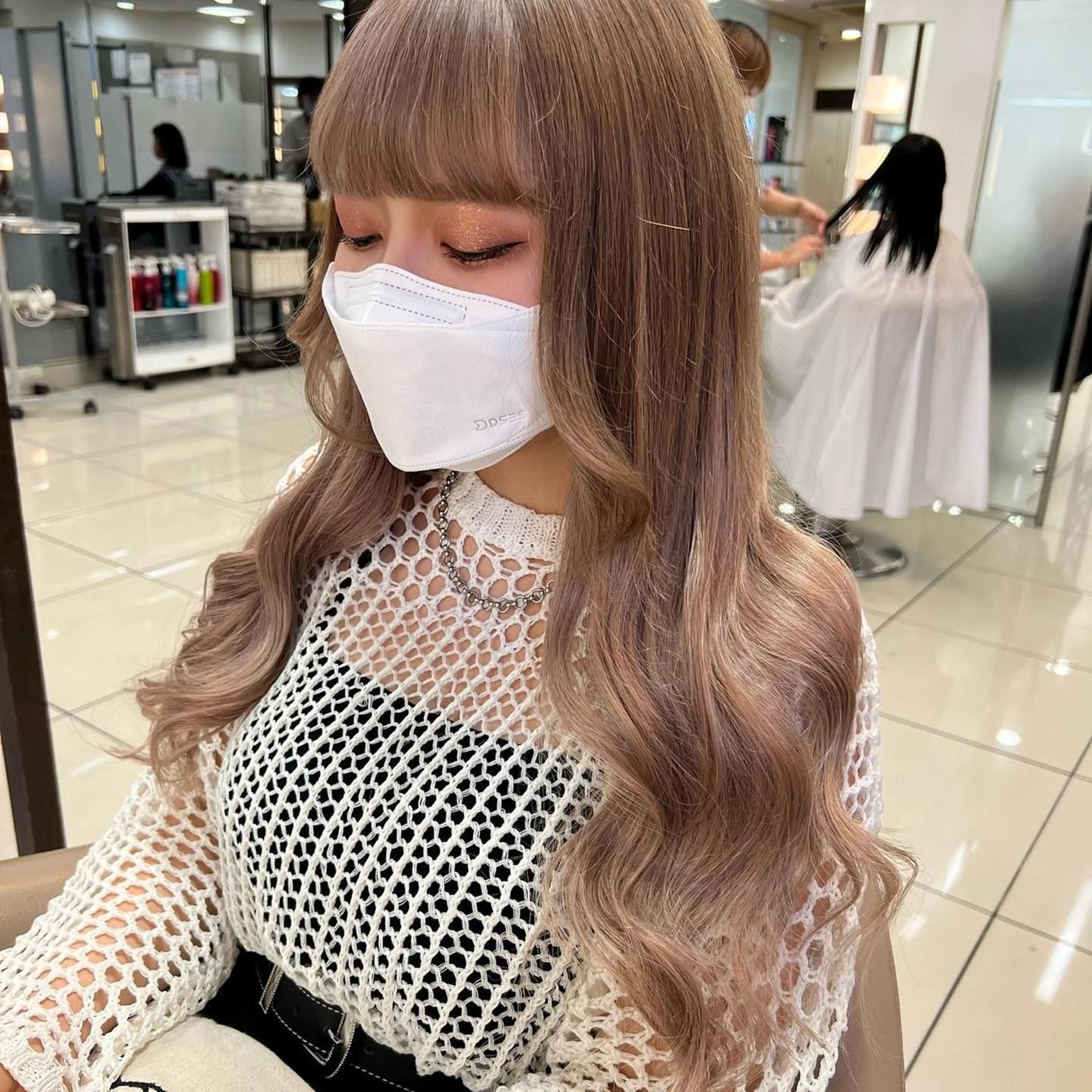 ロング 馴染ませNo.1🧃 エクステ・アレンジのヘアスタイル