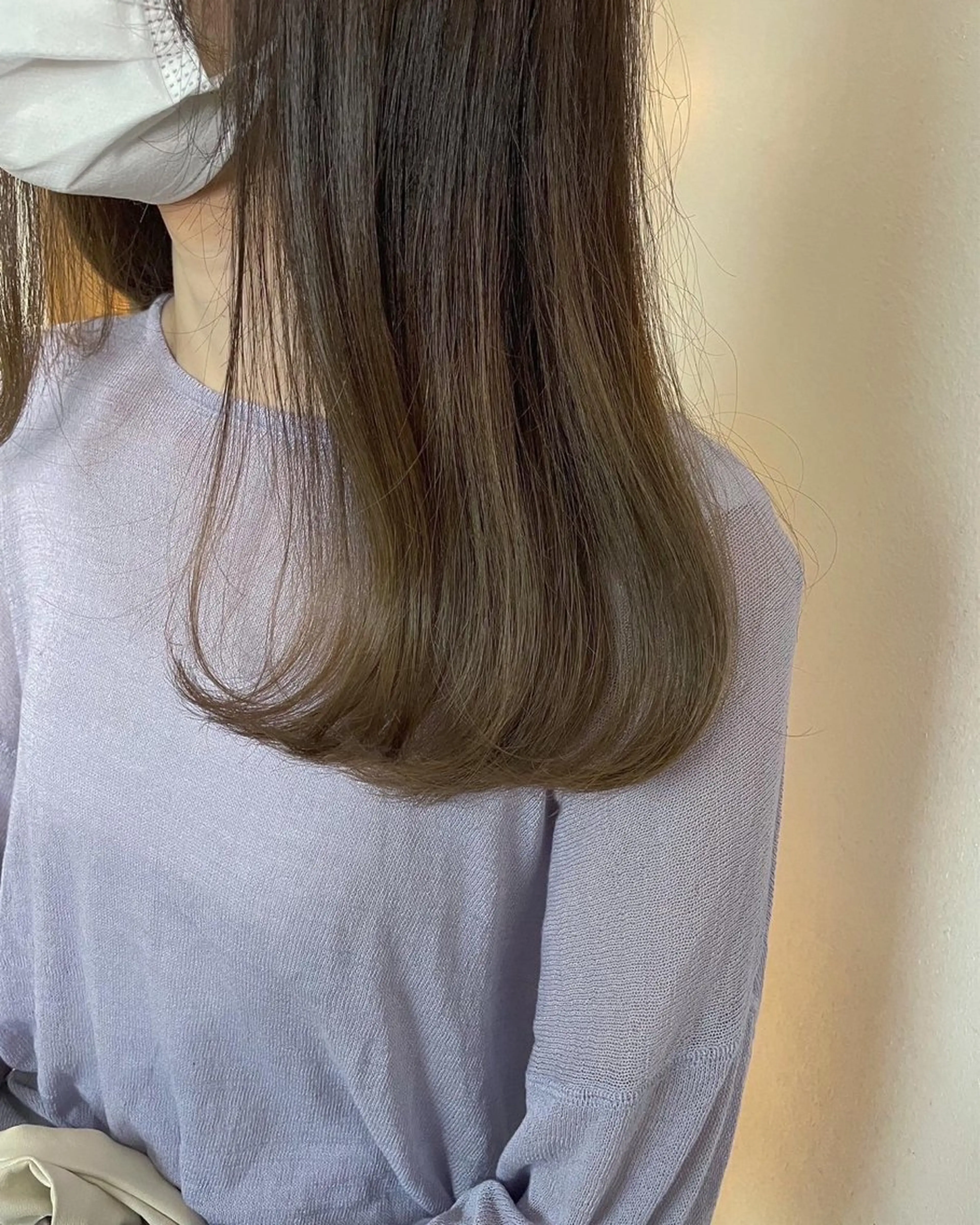 セミロング カラー 藤倉なつみ /玉造のヘアスタイル