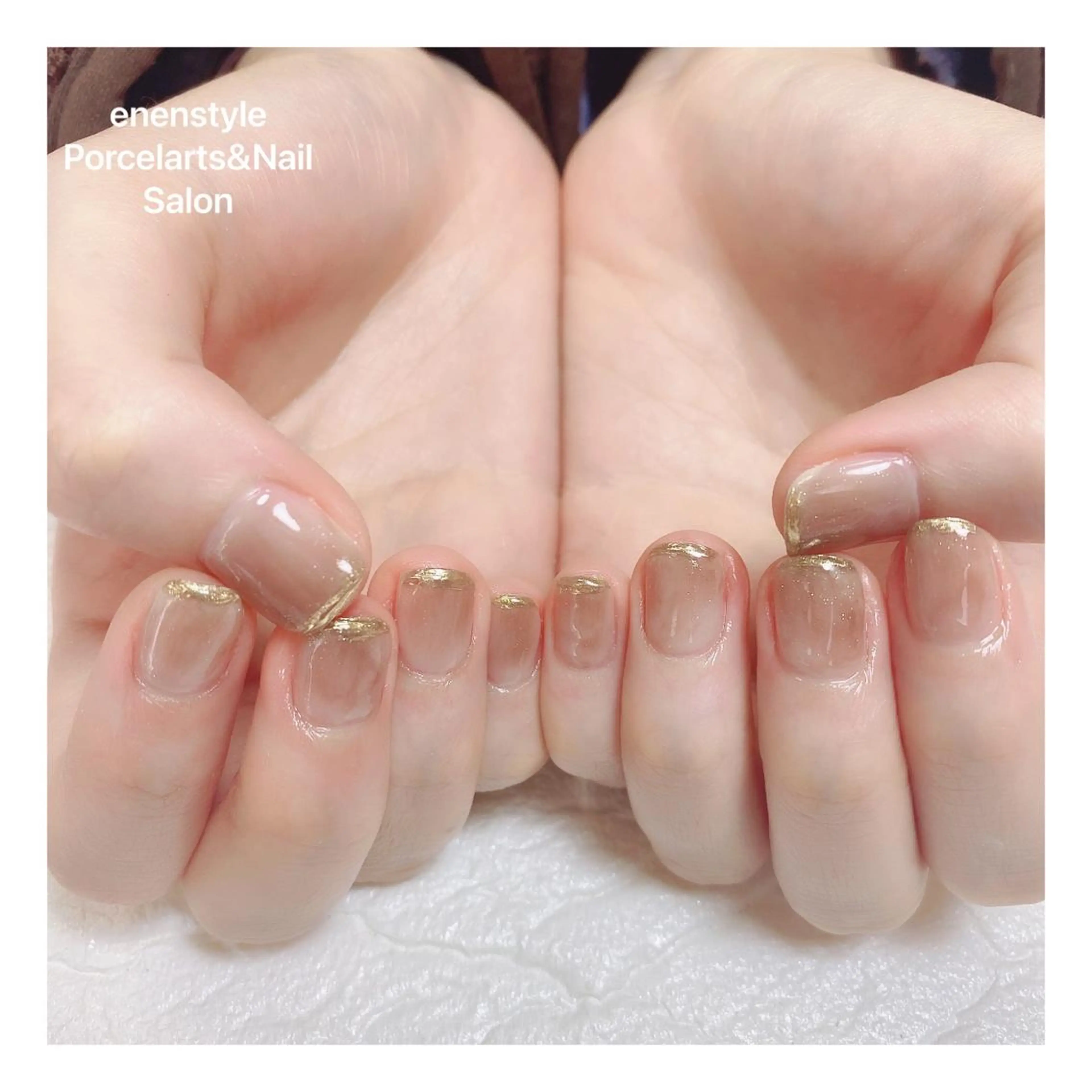 ショート ネイル ハンドネイル 👑enen style👑のネイルデザイン