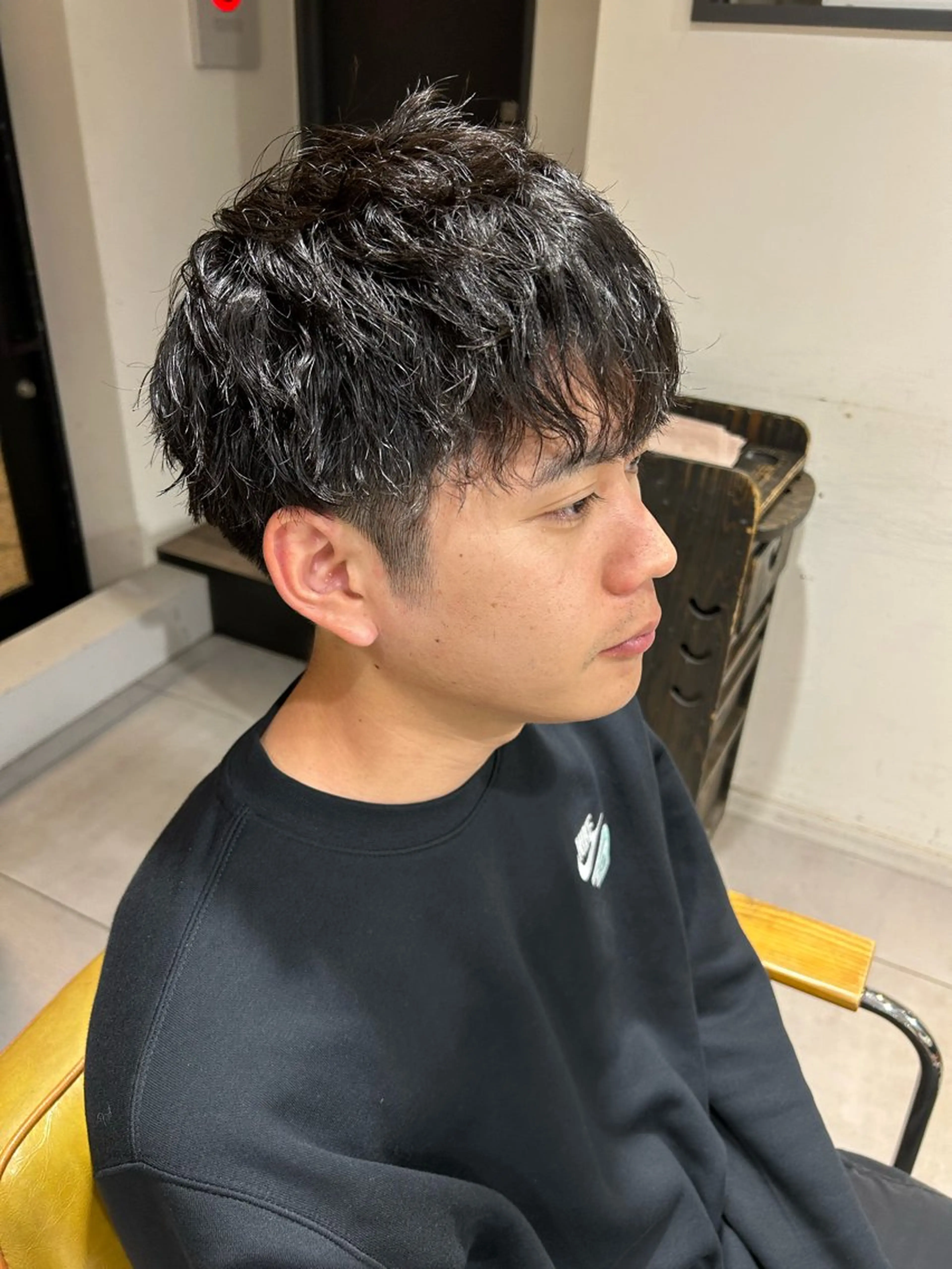 メンズ マッシュ 関口 桃花🌷 暖色カラーのヘアスタイル