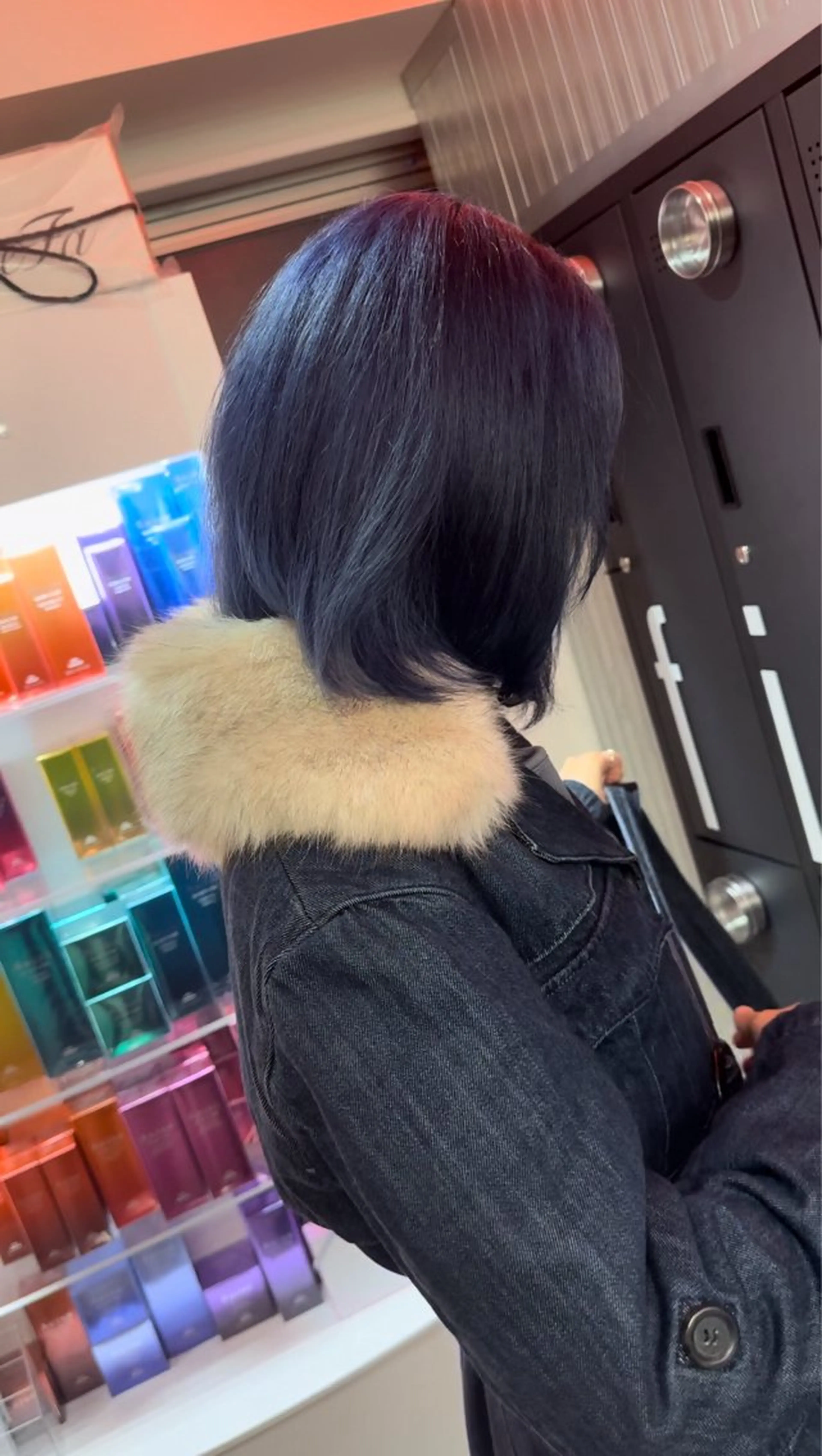 セミロング カラー ニュアンス/フェザー /ウルフ/伶馬のヘアスタイル