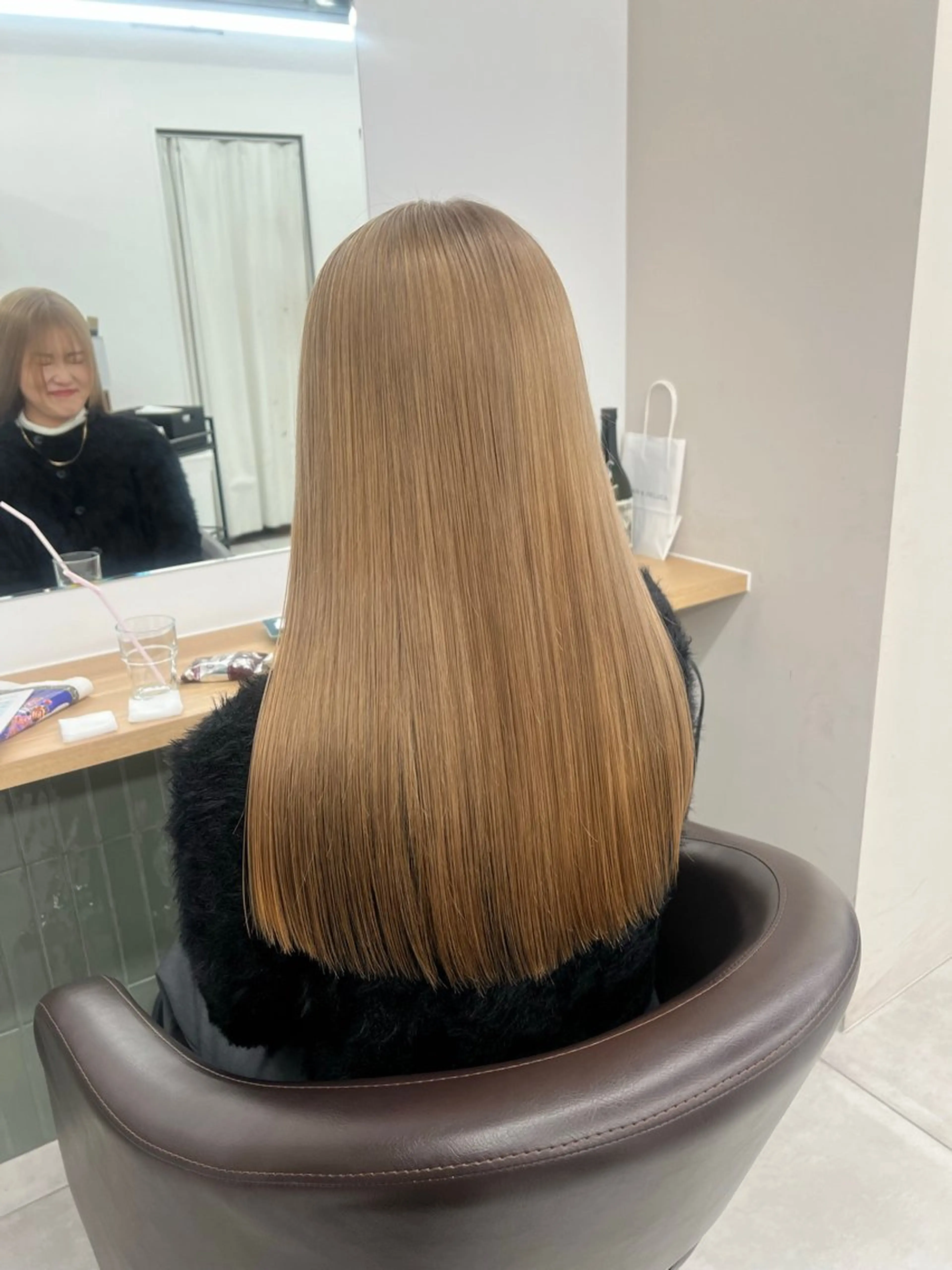 ロング カラー カット ヘアカラー トリートメント 赤みゼロ/透明感 カラー🌿KANTAのヘアスタイル