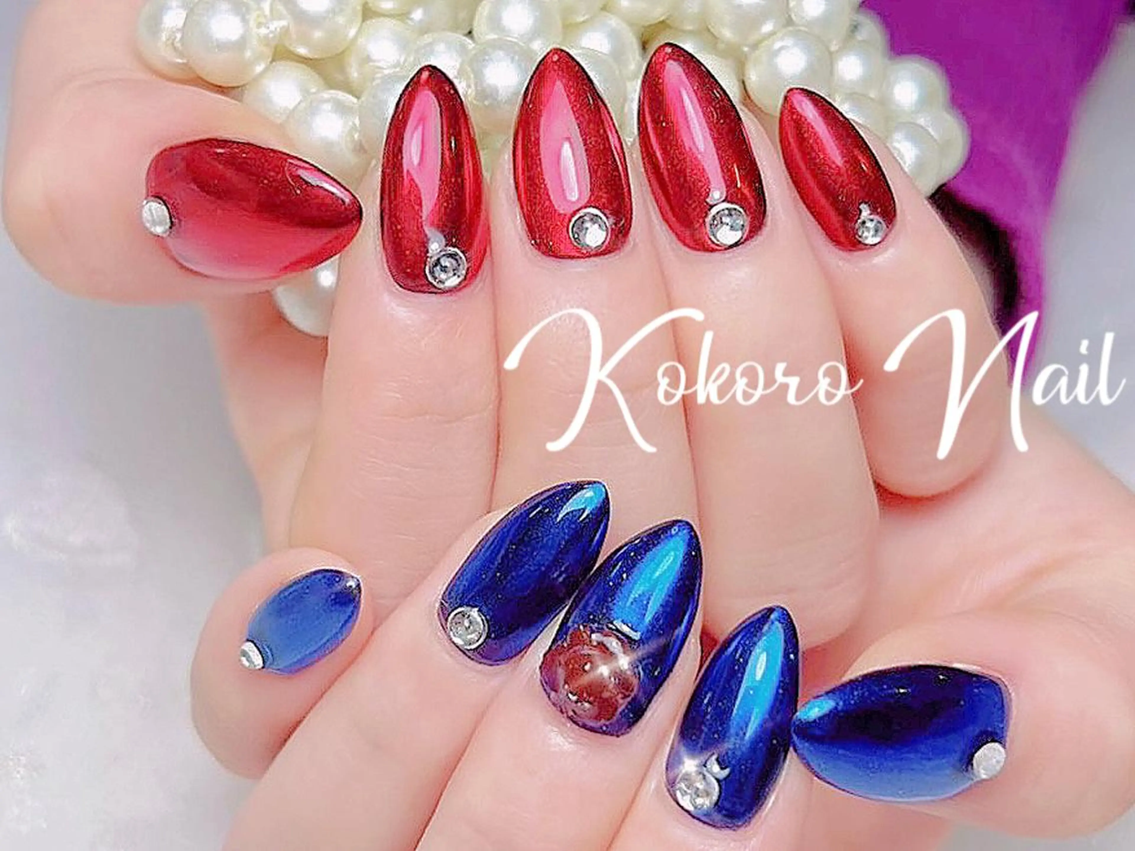 ネイル ハンドネイル ハンドケア 🎀ナナ 🎀のネイルデザイン