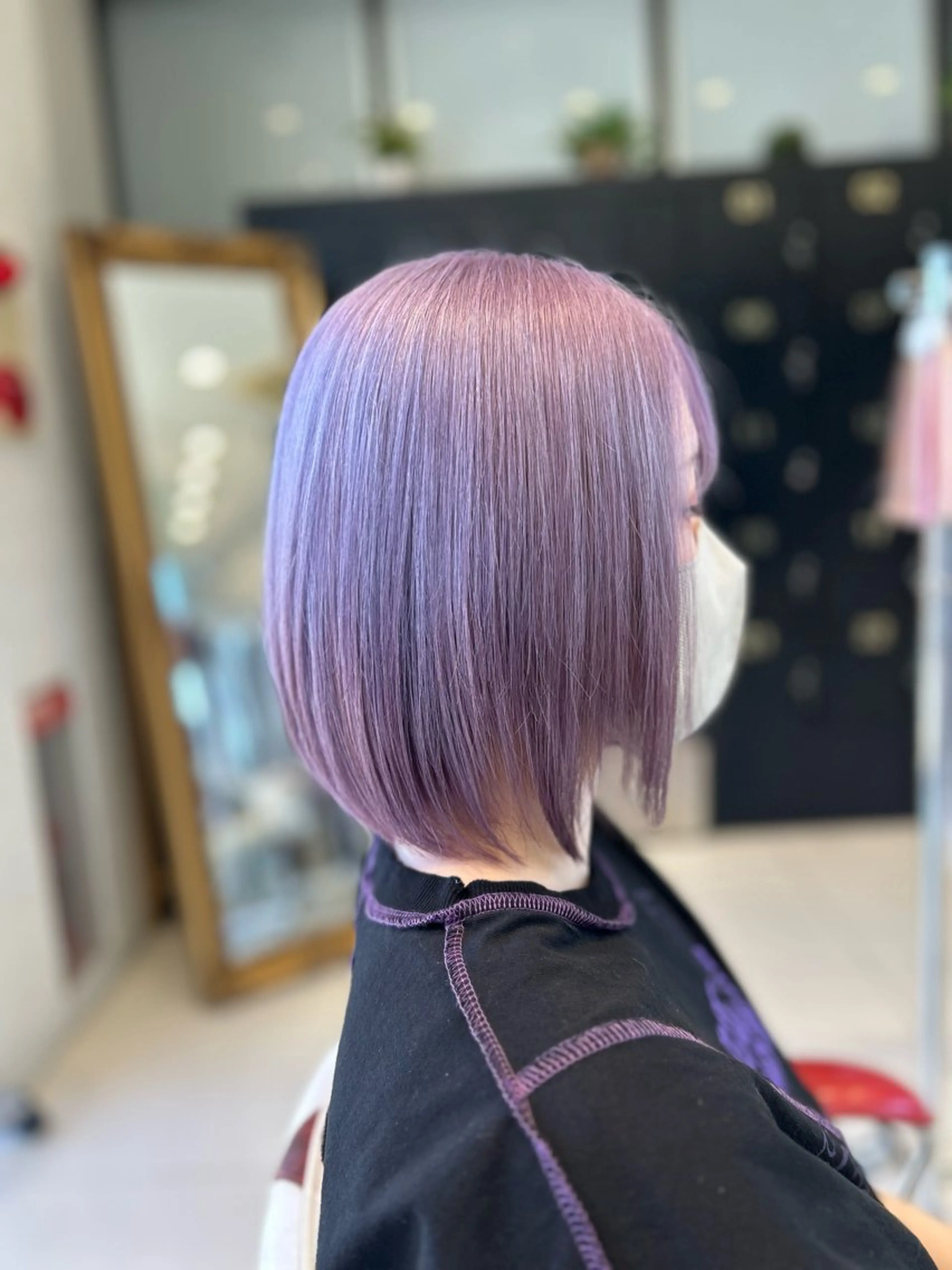 ミディアム パープルカラー トリートメント ヘアカラー トリートメント カラーと言ったら SAWARAのヘアスタイル