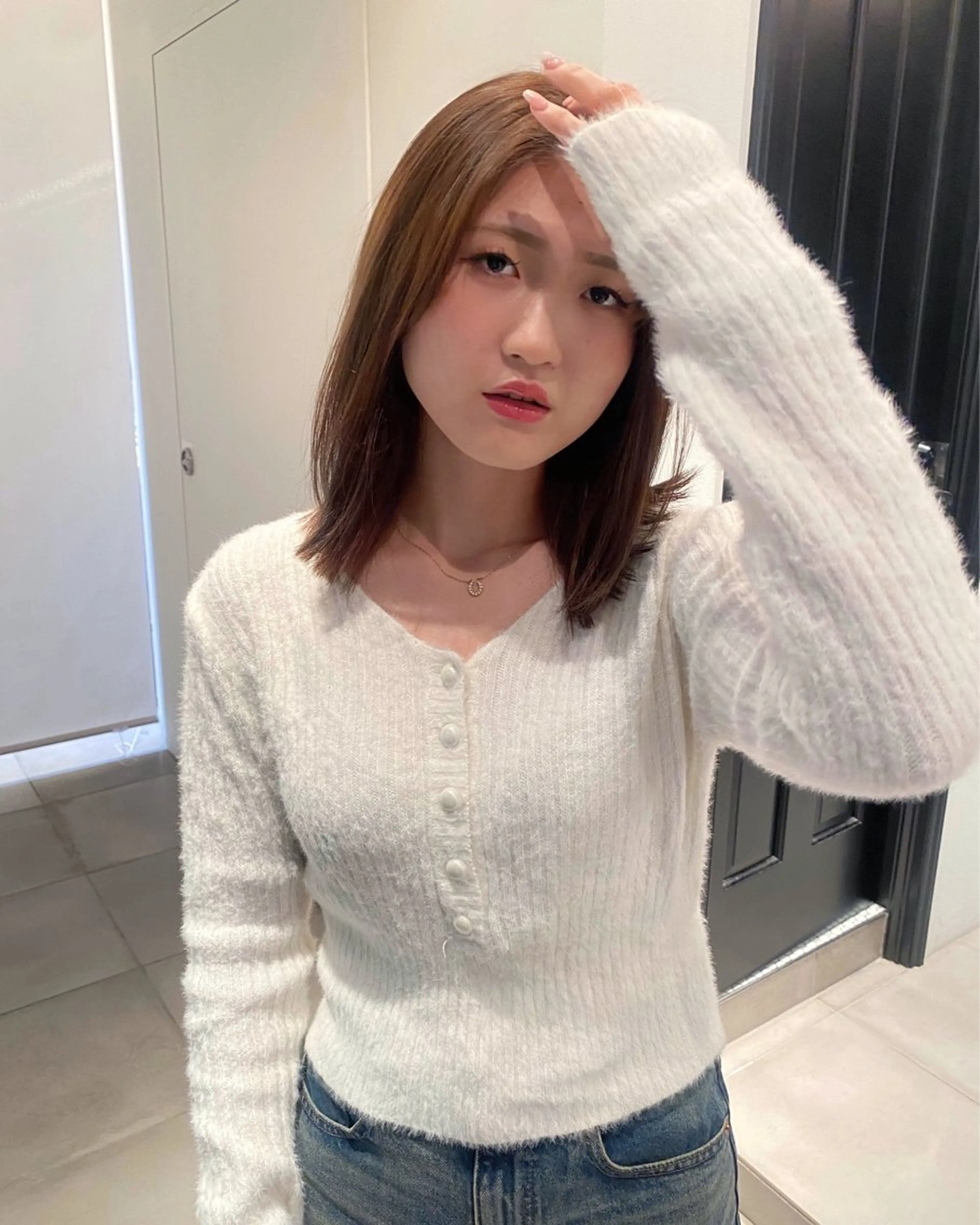 ミディアム カラー riria/ボブ /透明感カラー🎀のヘアスタイル