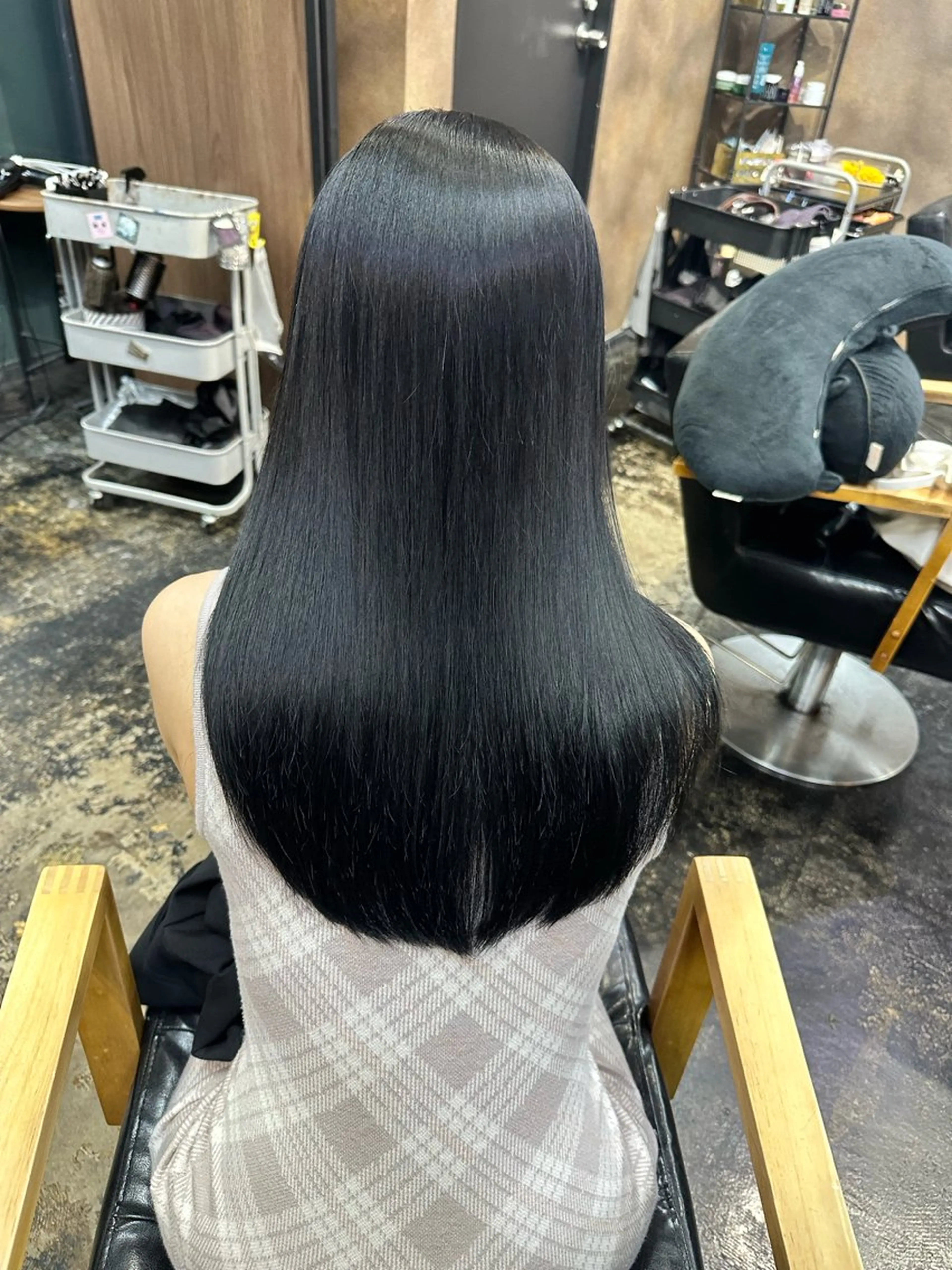 ✨cut + 縮毛矯正 + color + treatment✨の写真