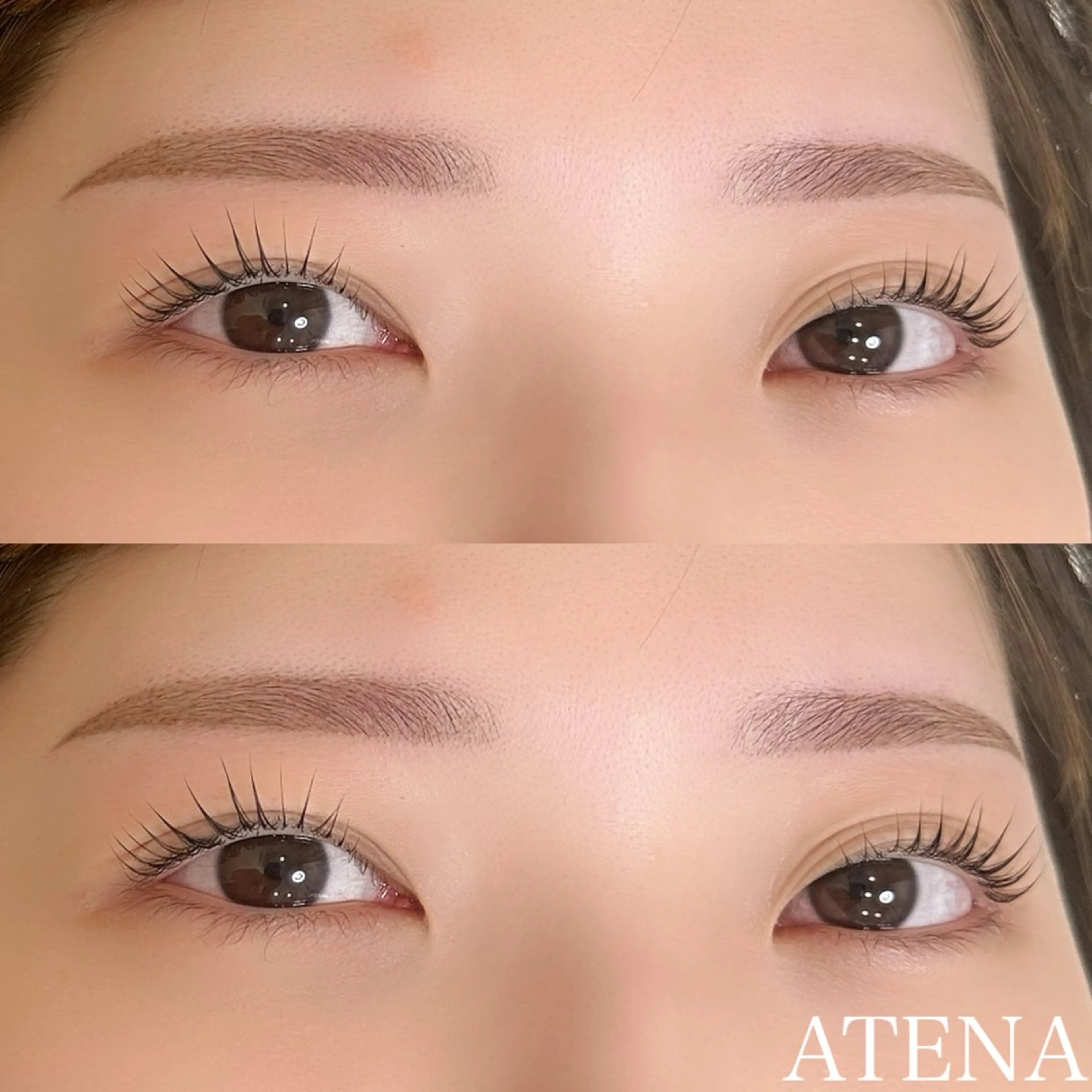 マツエク・マツパ ATENA RINOのマツエク・マツパデザイン