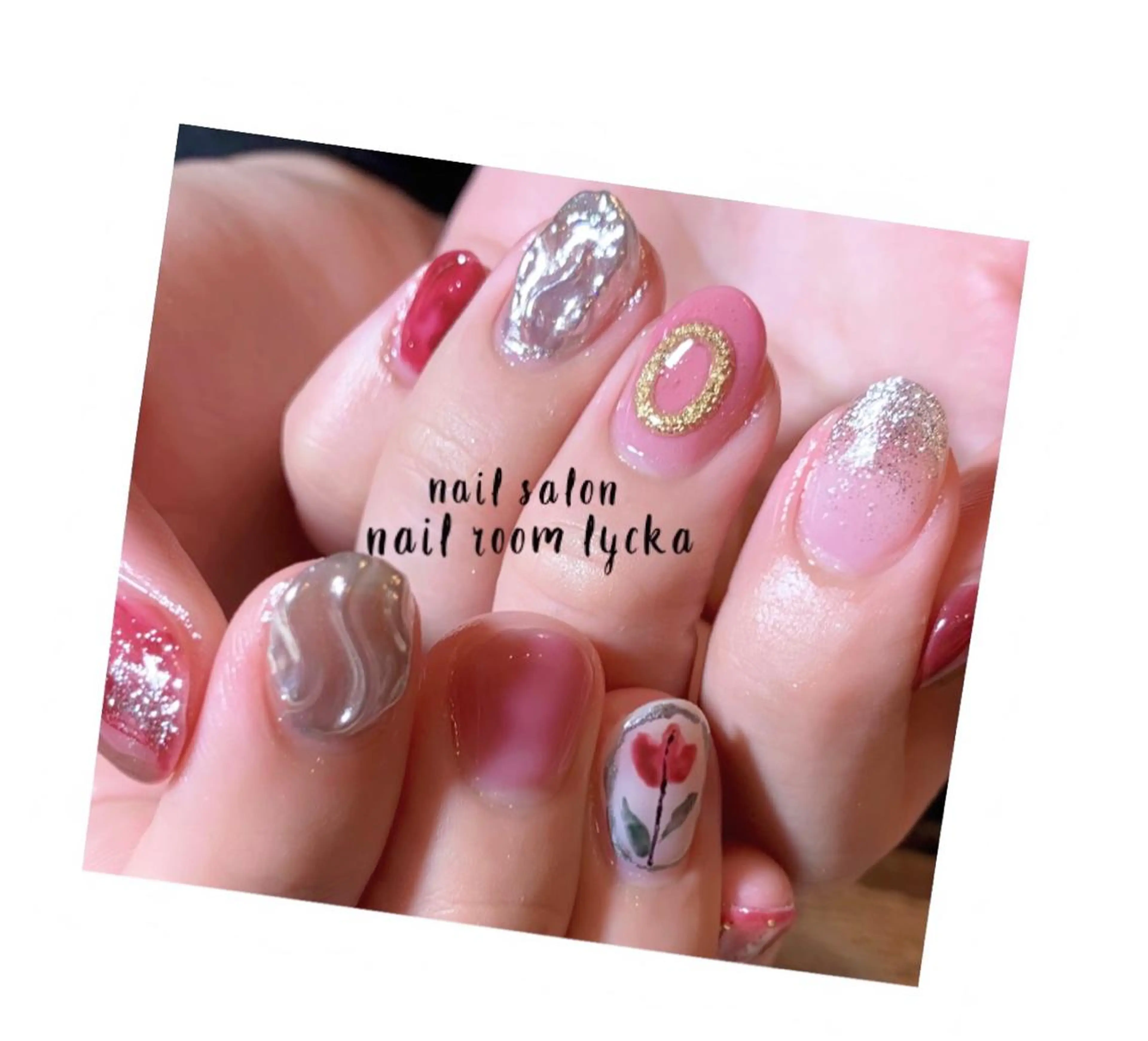 ネイル ﾈｲﾙﾙｰﾑﾘｯｶ 𝐦𝐚𝐲𝐮のネイルデザイン