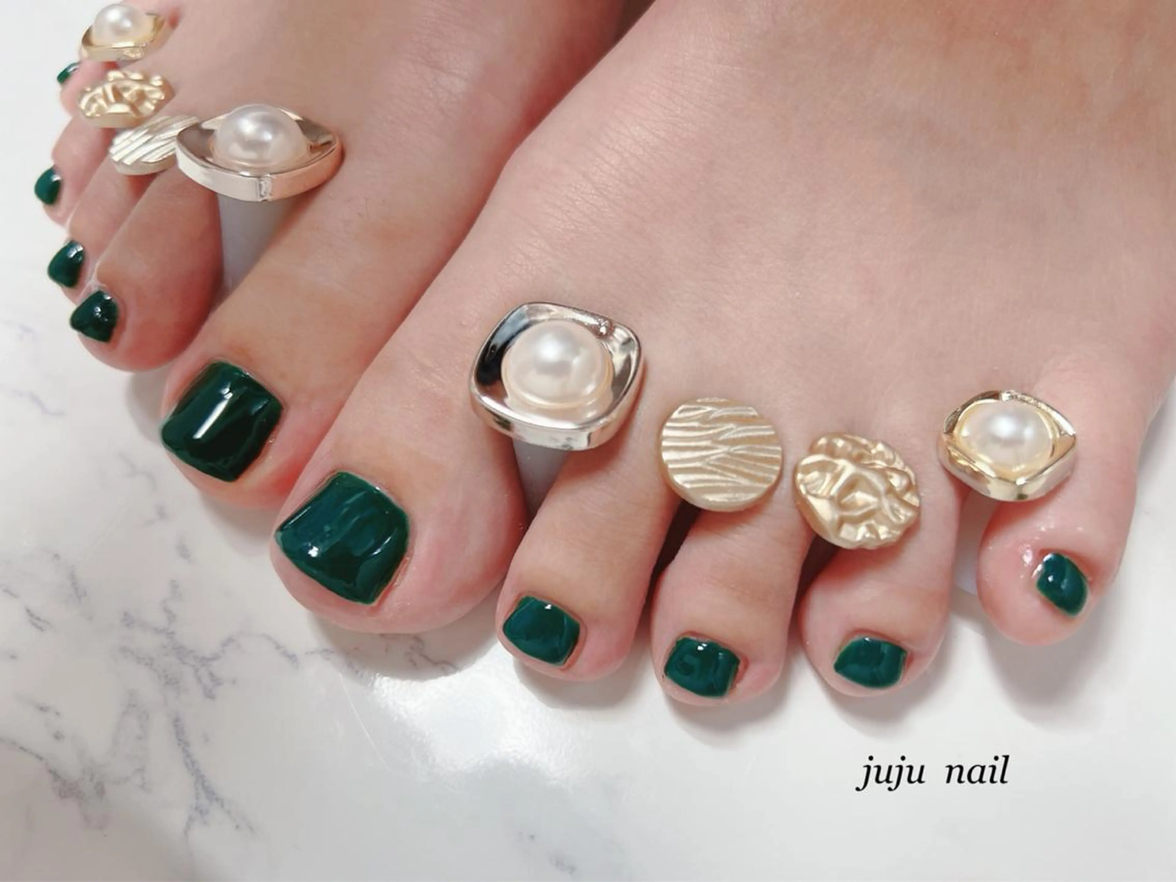 ネイル フットネイル juju nailのネイルデザイン