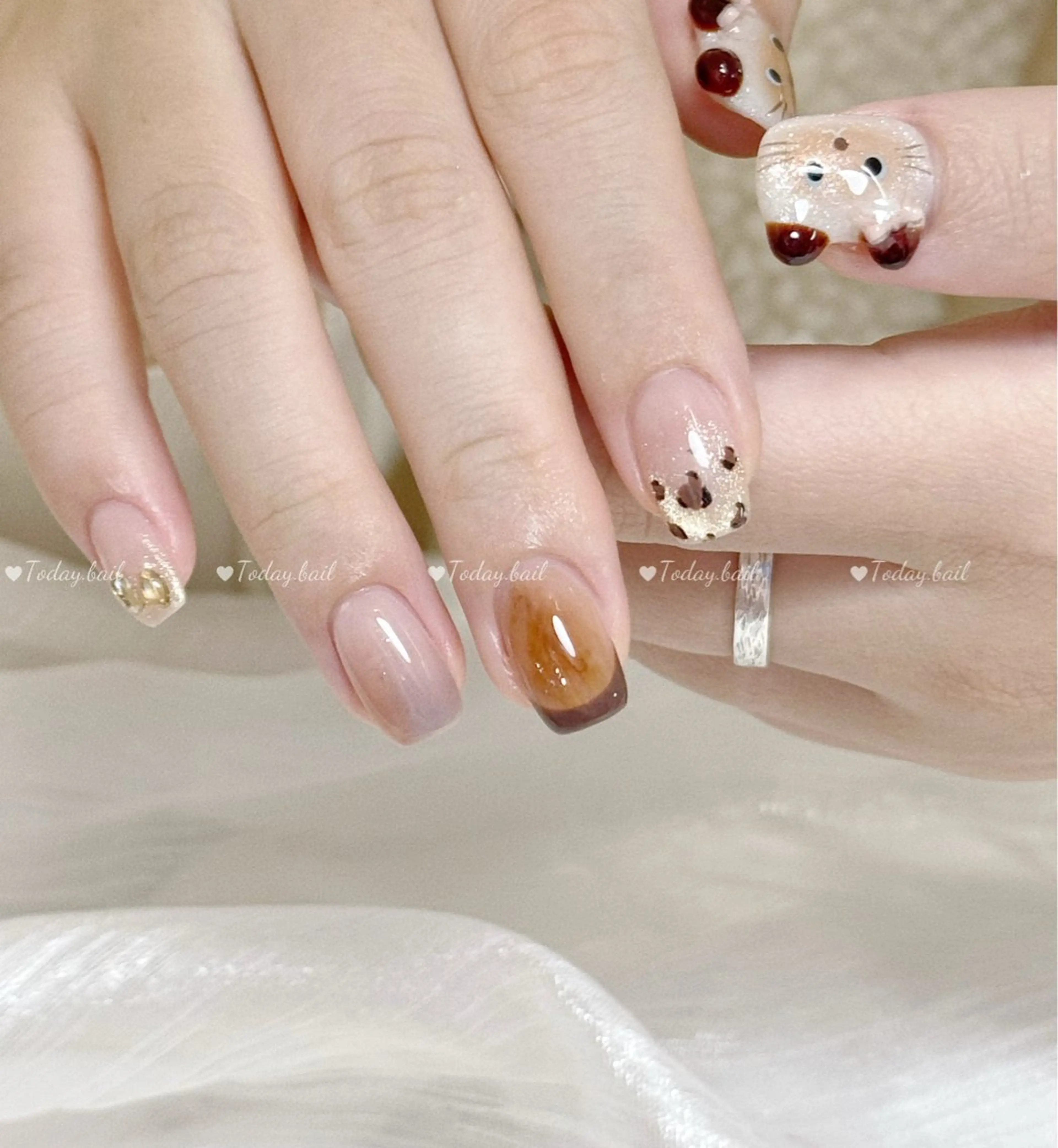 ネイル ハンドネイル 🎀Today nail💅のネイルデザイン