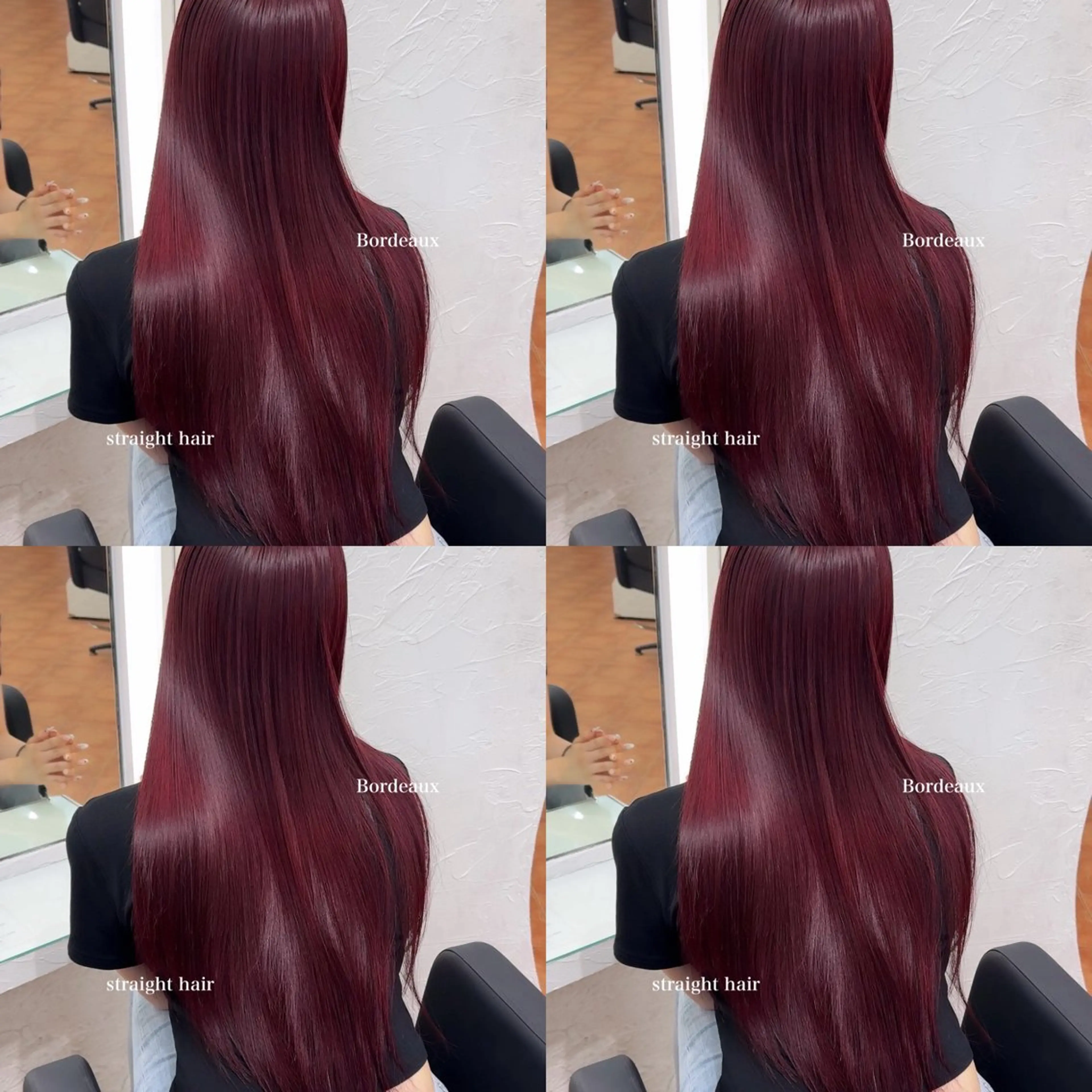 ロング カラー ブリーチ ケアカラー ブリーチなしカラー ピンクカラー ヘアカラー トリートメント ブリーチなしピンク 赤井龍斗のヘアスタイル